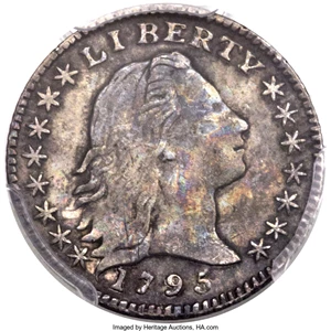 image for: 1795 H10C V-5, LM-8, R.3, VF30 PCGS....