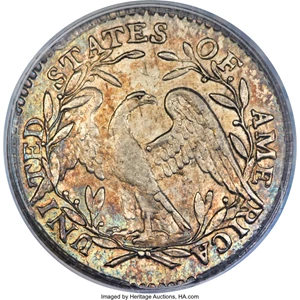 image for: 1794 H10C V-4, LM-4, R.4, AU58 PCGS. CAC....