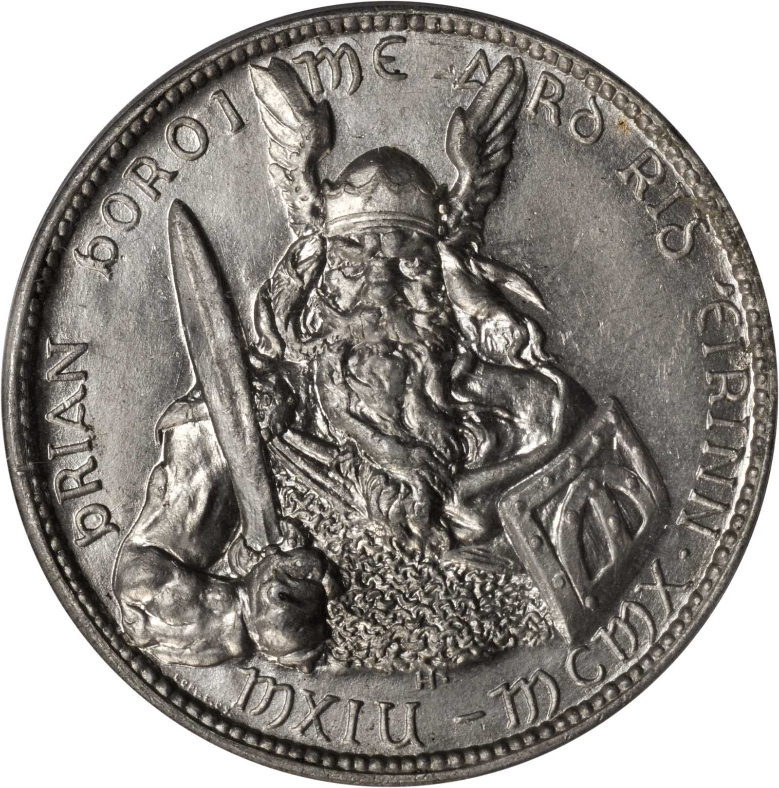 1910 SC$1 Brian Boru, Aluminum, HK-392 MS