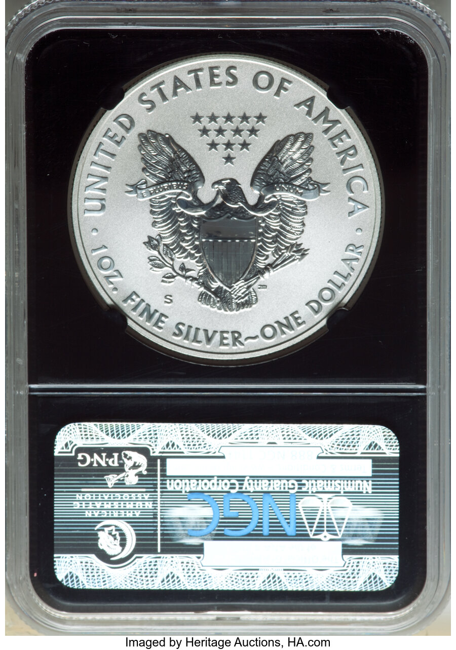 2012-S $1  Silver Eagle, Reverse Proof PR65 thumbnail 19