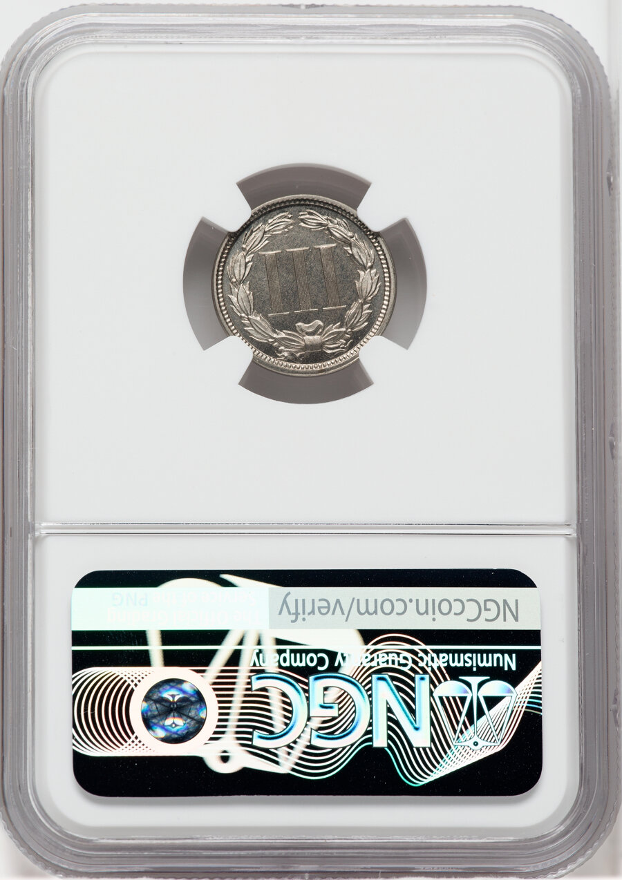 1874 3cN PR66 CAC thumbnail 6