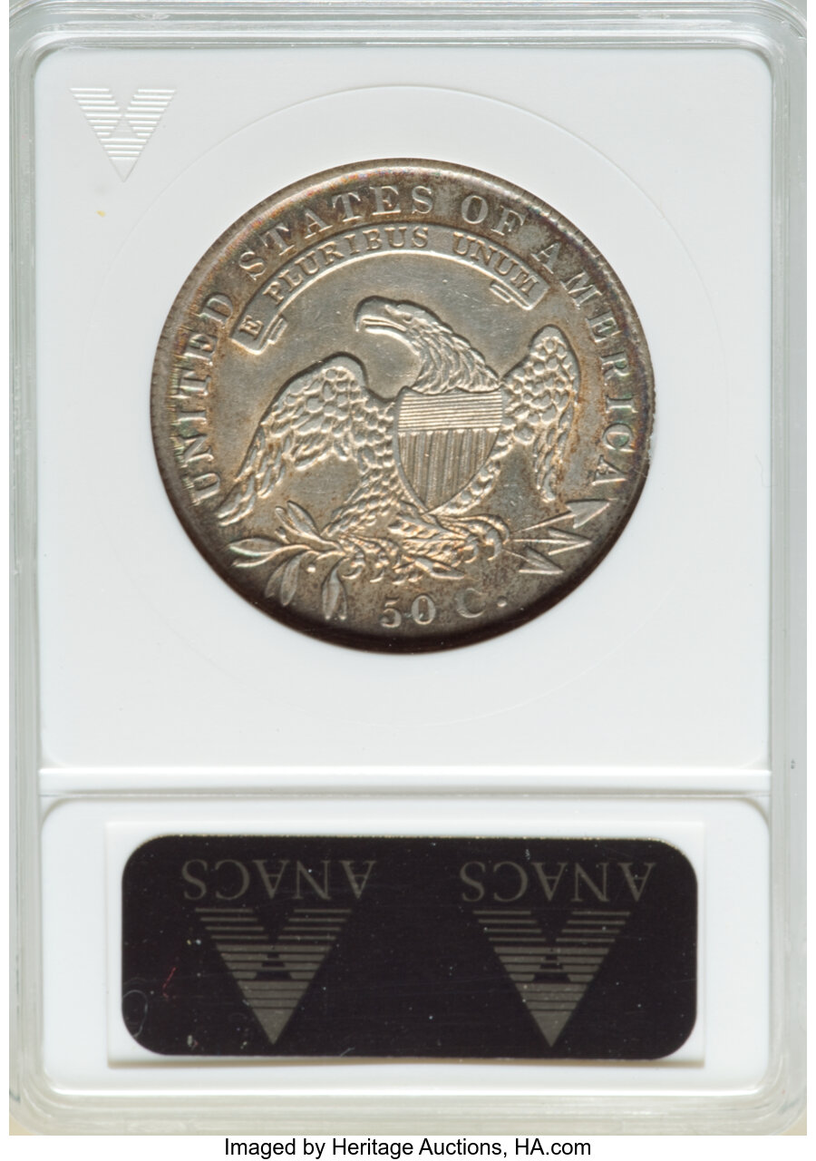1836 50c Lettered Edge, O-103 VG10 CAC thumbnail 10