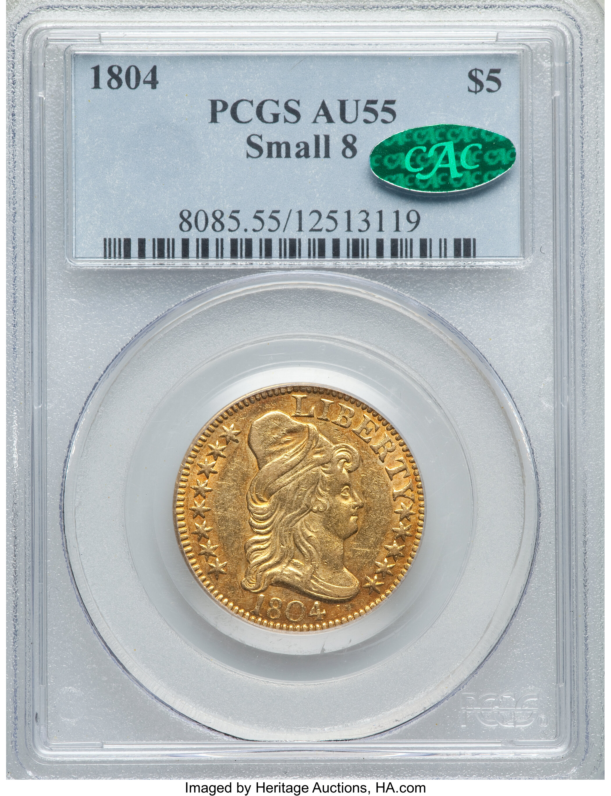 1804 $5  Small 8, BD-1 MS thumbnail 14