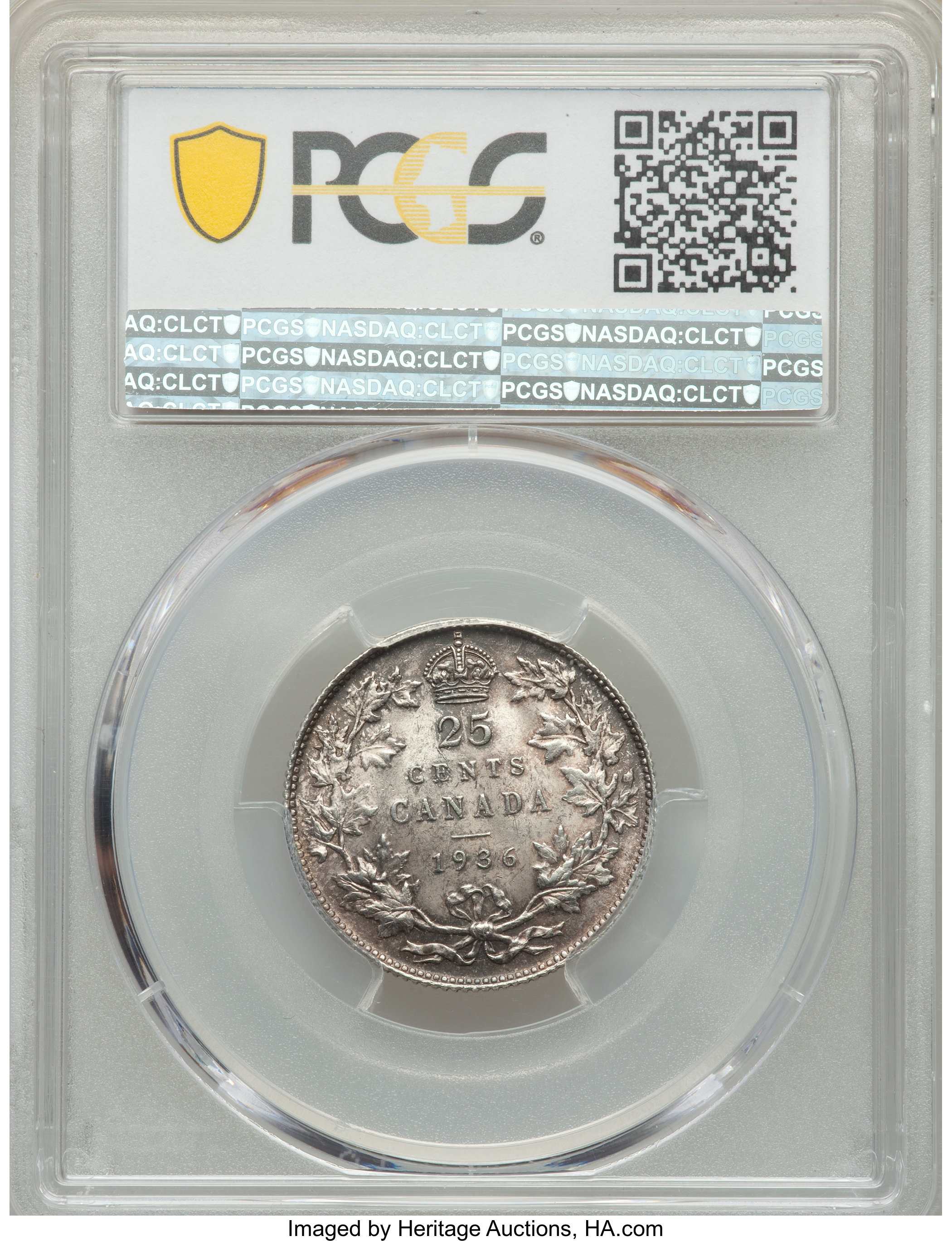 1936 25c Bar VG10 thumbnail 8