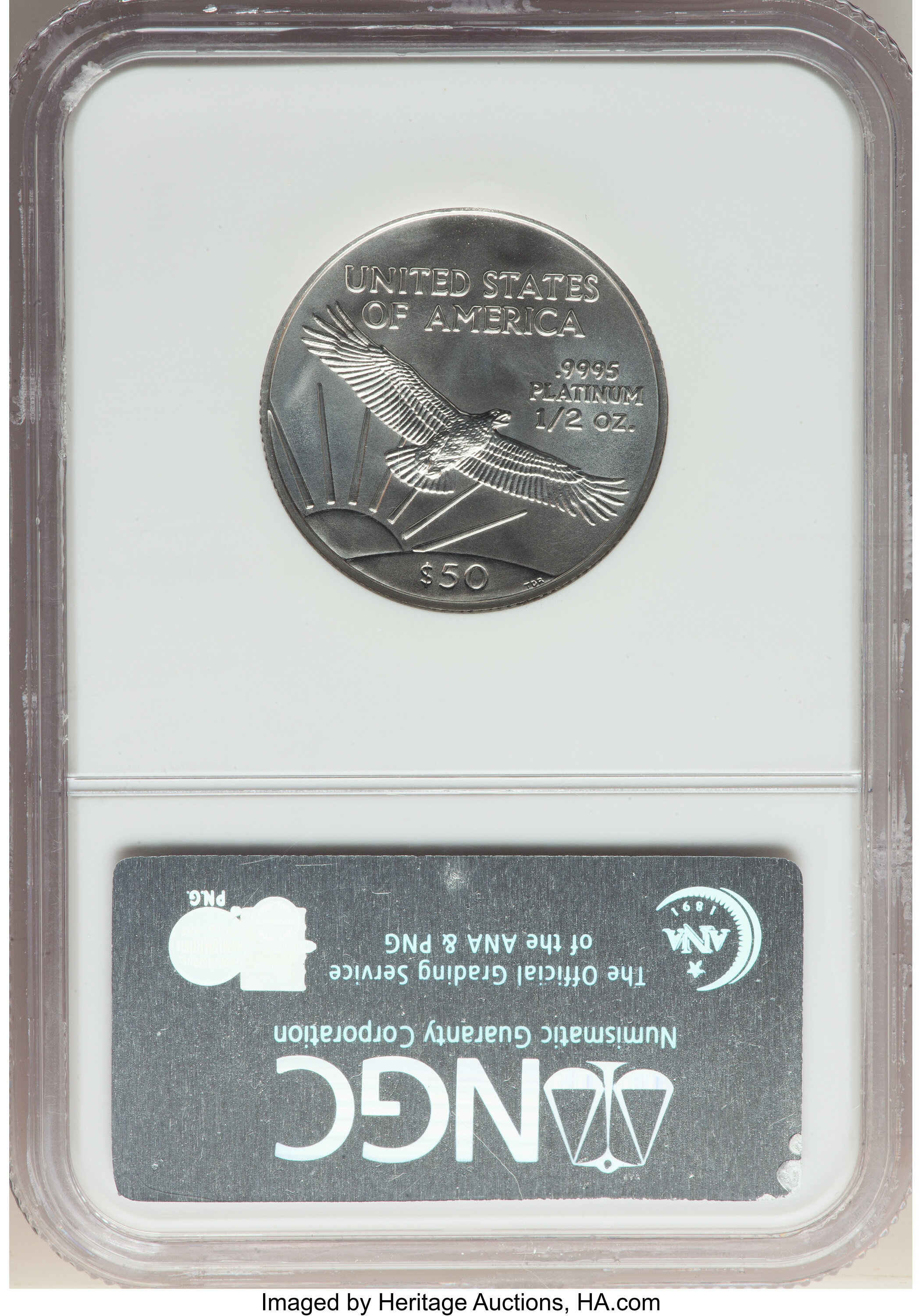 2005 P$50  Platinum Eagle MS thumbnail 17