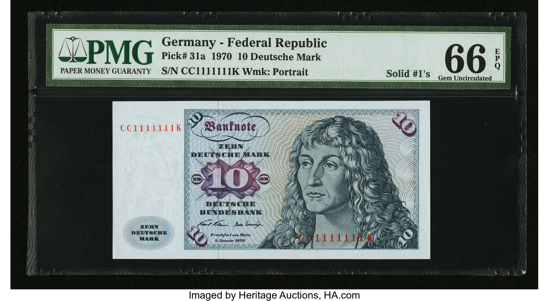 image for: Germany, Federal Republic of  10 deutsche mark (B202g)