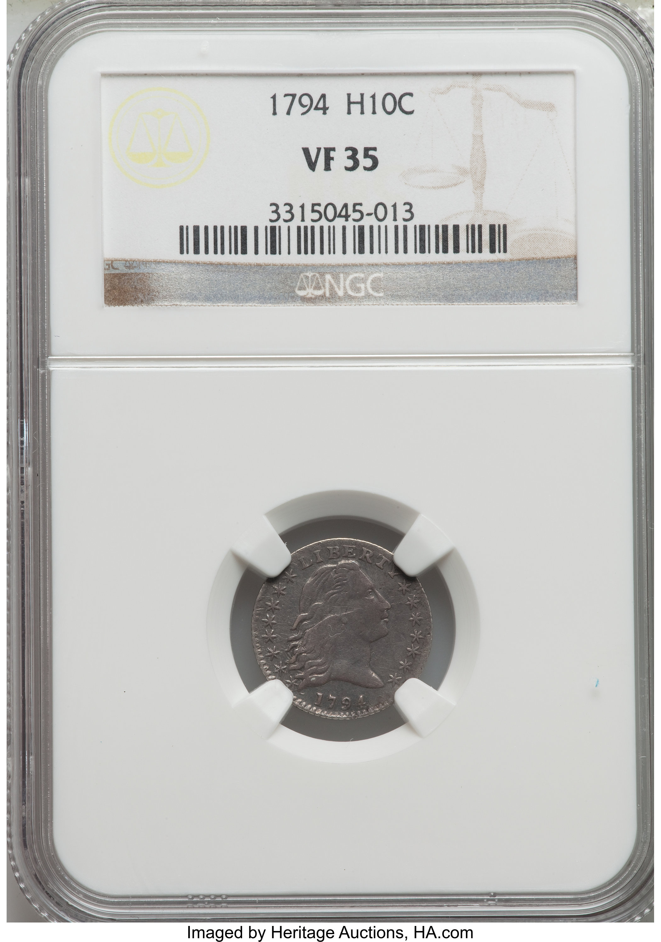 1794 H10c LM-4 MS60 CAC thumbnail 24