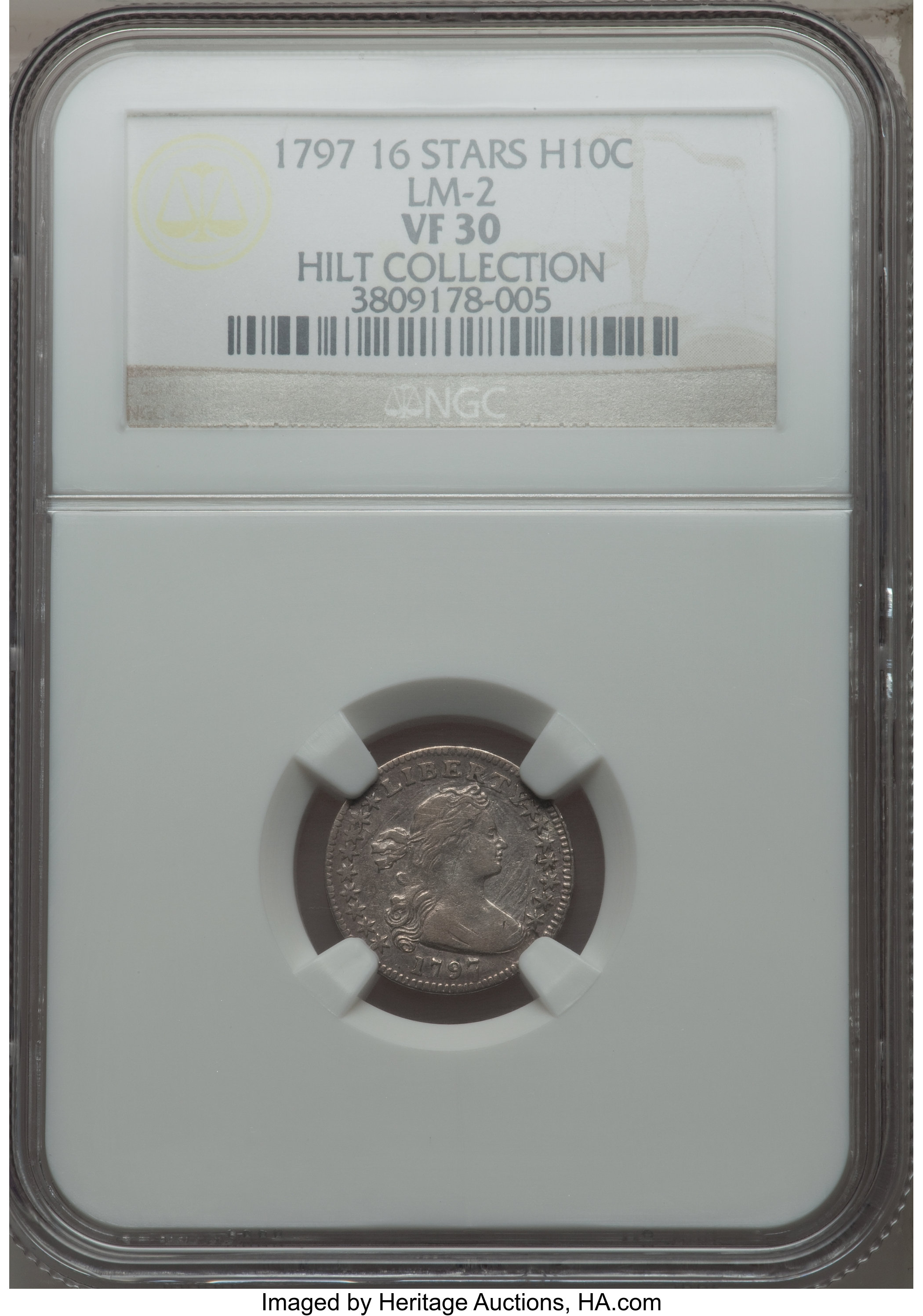 1797 H10c 16 Stars, LM-2 VF20 thumbnail 23
