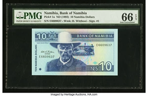 image for: Namibia 10 dollars (B201az)