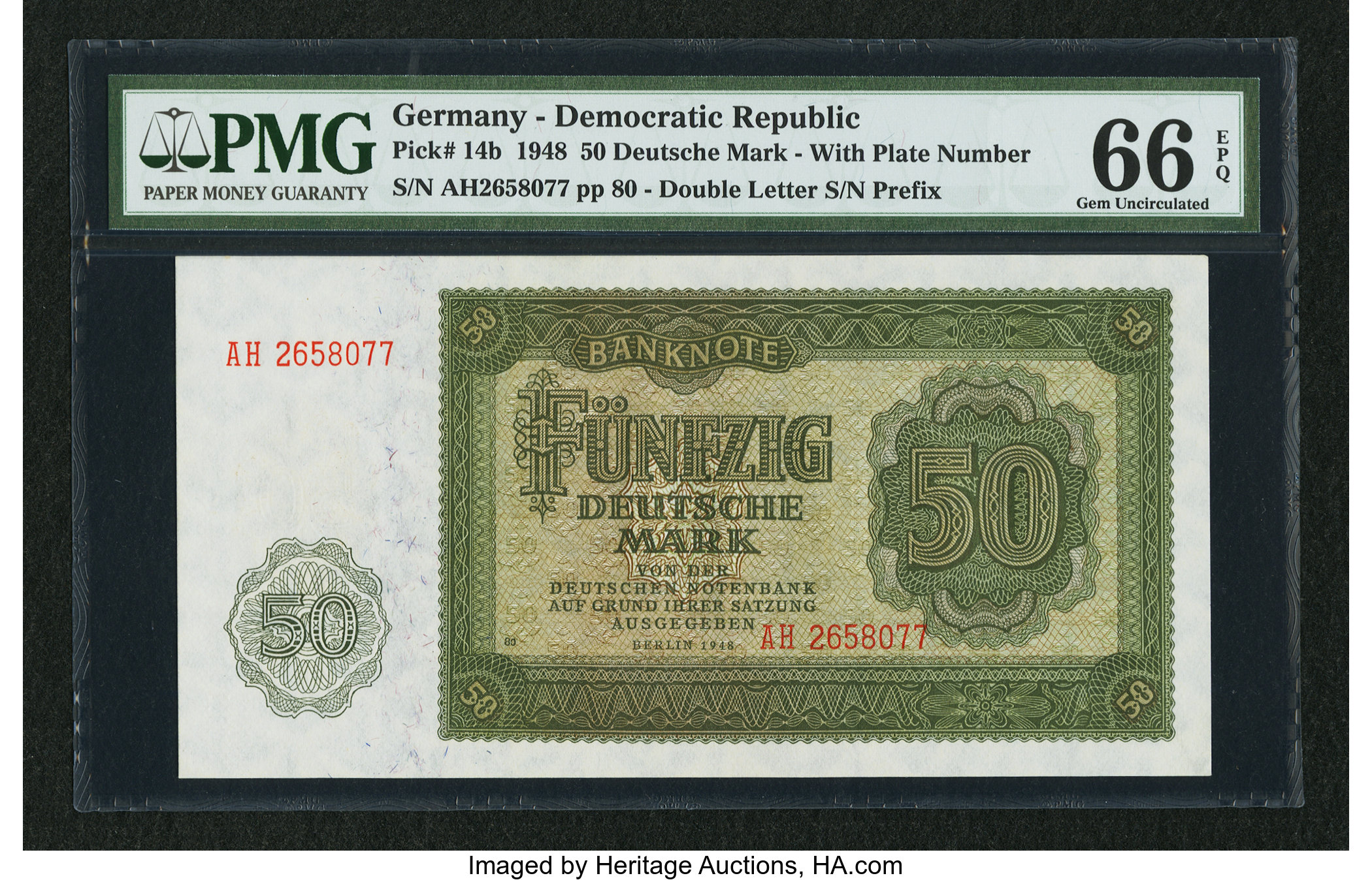 image for: German Democratic Republic  50 deutsche mark (B207bs)