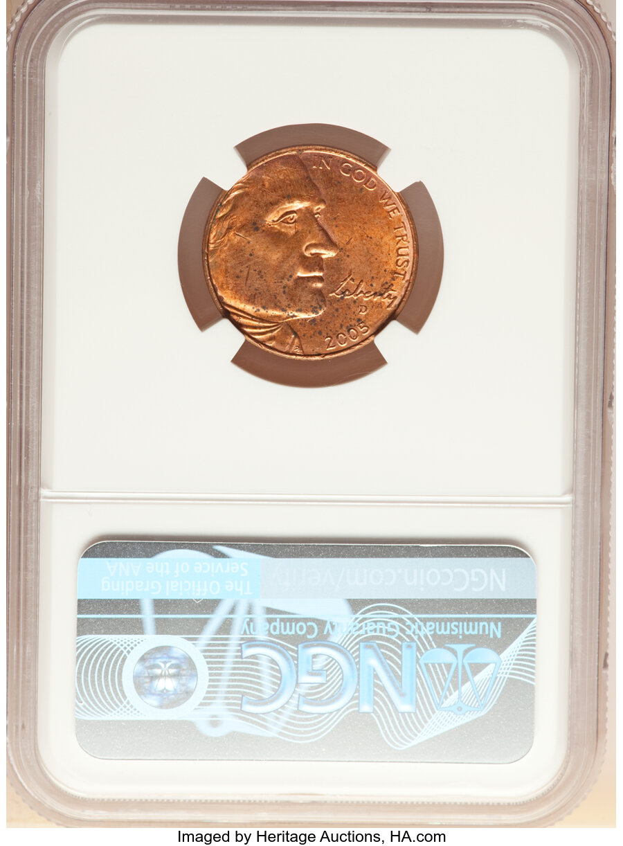 2005-D 5c American Bison MS60 thumbnail 2