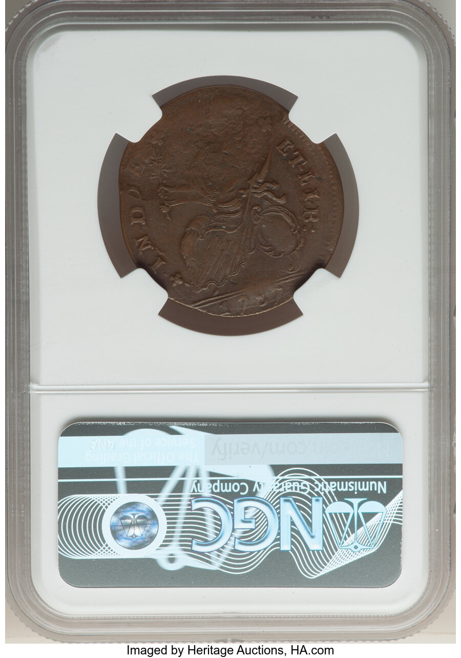 1787 Copper Connecticut, Draped Bust Left MS BN MS60 BN thumbnail 10