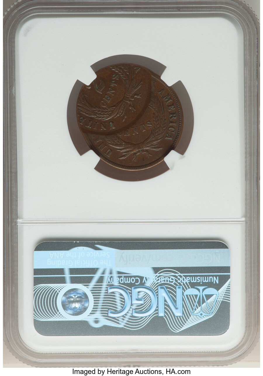 2-Cent Piece 2c 1864-1872 MS BN [Type] thumbnail 7