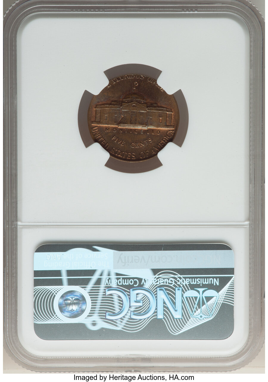 1942-P 5c Type 2, Silver MS64 thumbnail 2