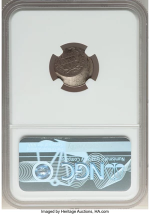 image for: (1853-59) H10C No Stars, Seated Liberty Half Dime --Struck 35% Off Center -- MS62 NGC....