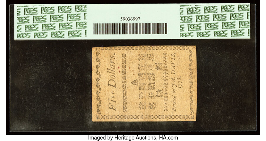 Aug 8, 1778 $5  North Carolina (Fr. NC176) thumbnail 13
