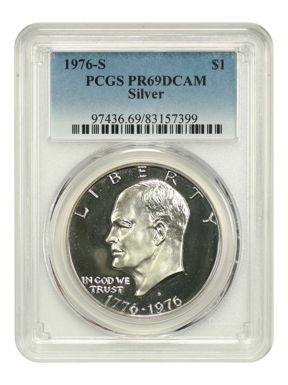 1976-S $1  Silver, Type 1 PR DCAM PR69 DCAM thumbnail 11