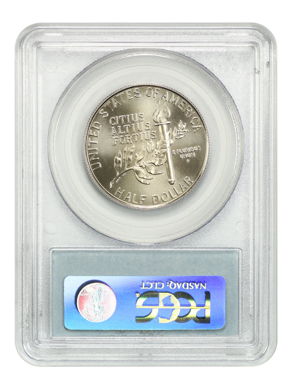 1992-P 50c XXV Olympics Gymnast MS70 thumbnail 6