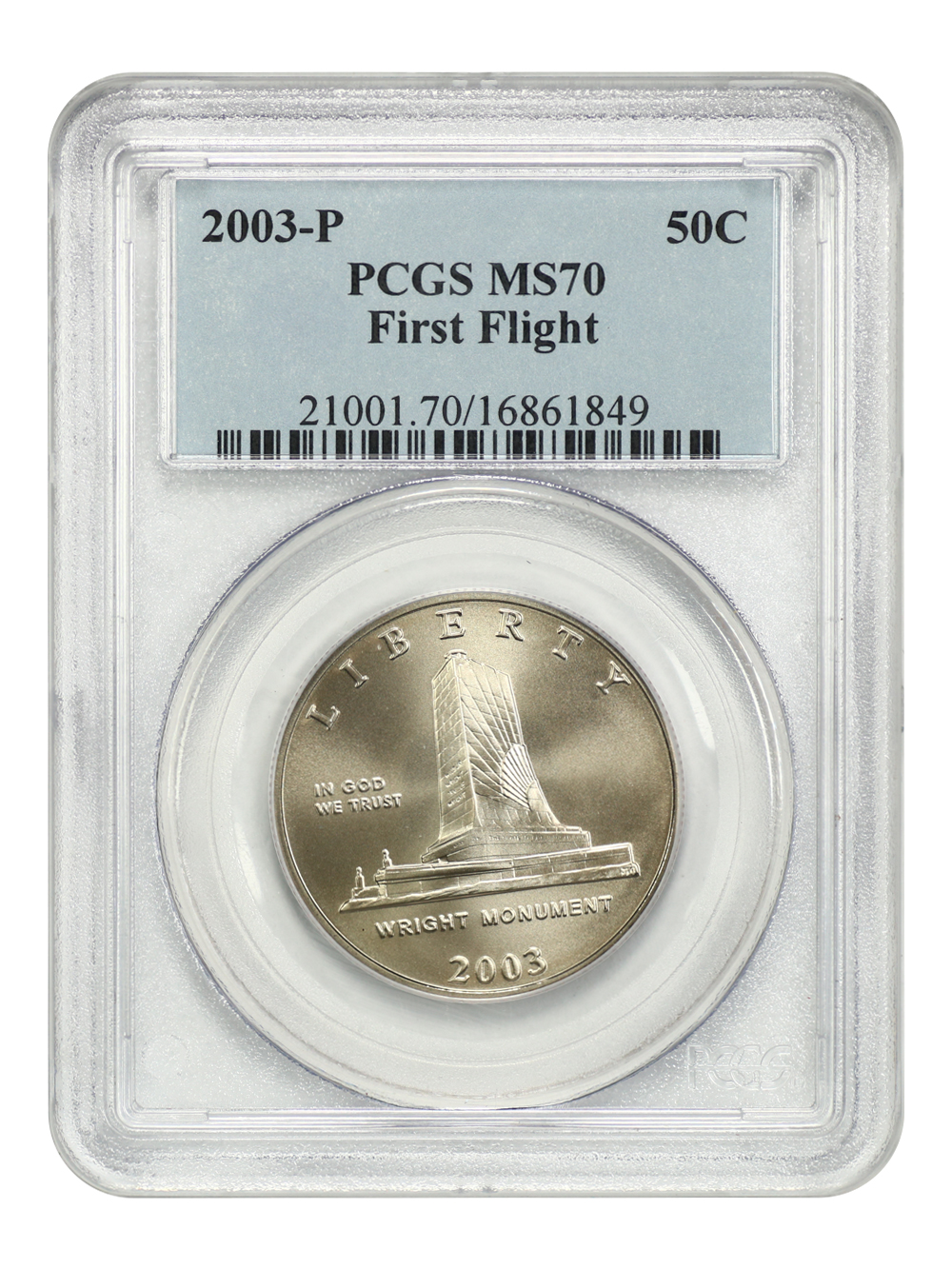 2003-P 50c First Flight Centennial OGP thumbnail 3