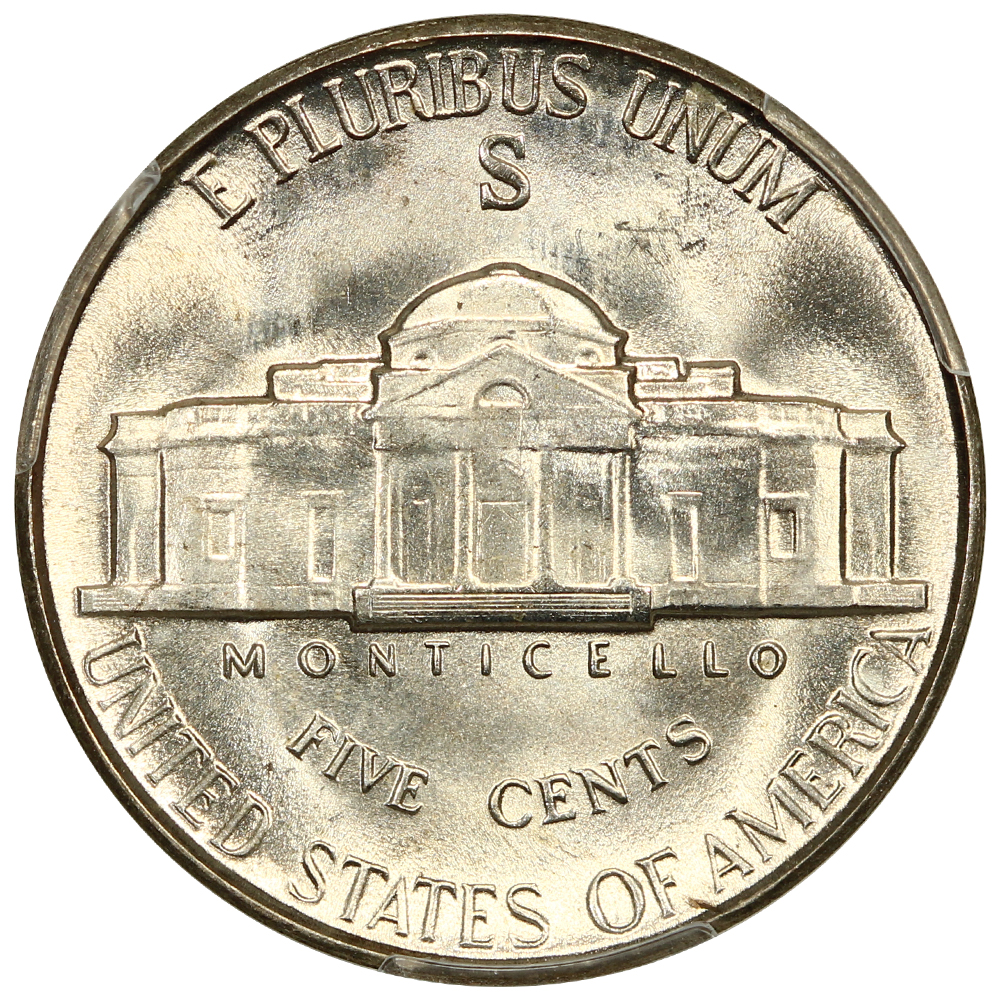 1945-S 5c Silver MS FS MS65 FS thumbnail 8