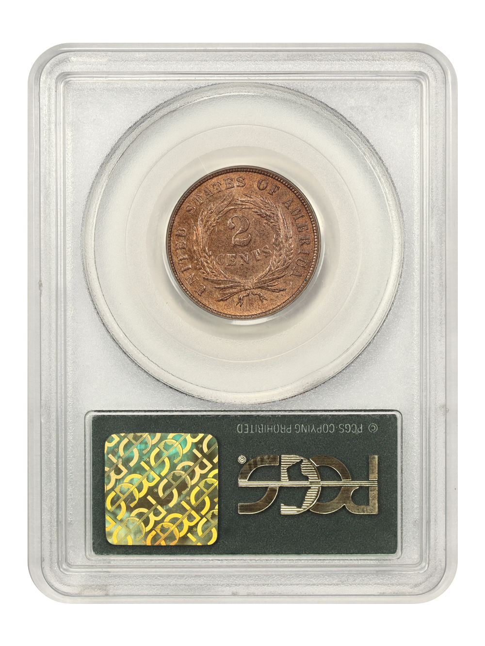 1866 2c MS RB MS61 RB CAC thumbnail 15