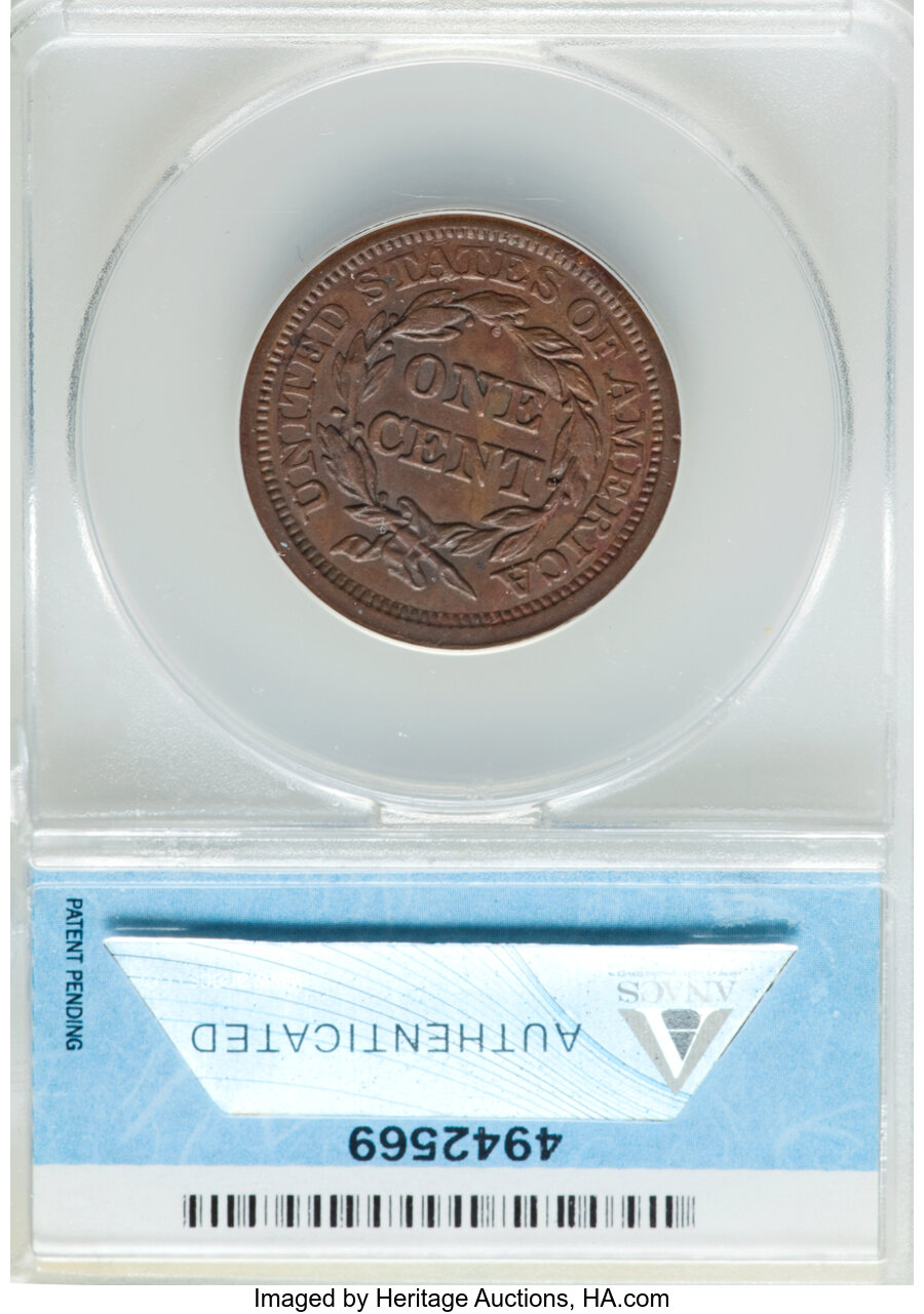 1855 1c Upright 55 MS BN AG3 BN thumbnail 18