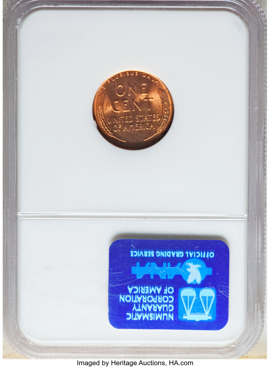 1956-D/D 1c Repunched Mintmark, FS-508 MS RD MS65 RD thumbnail 5