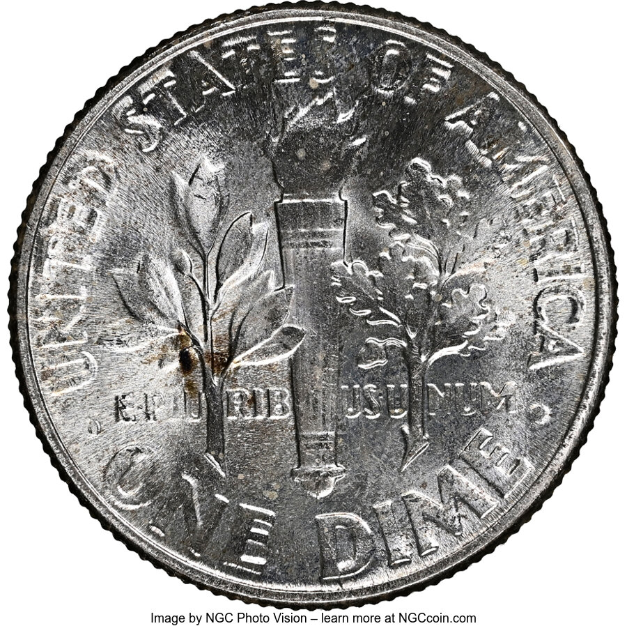 1956 10c MS FB MS67 FB thumbnail 5