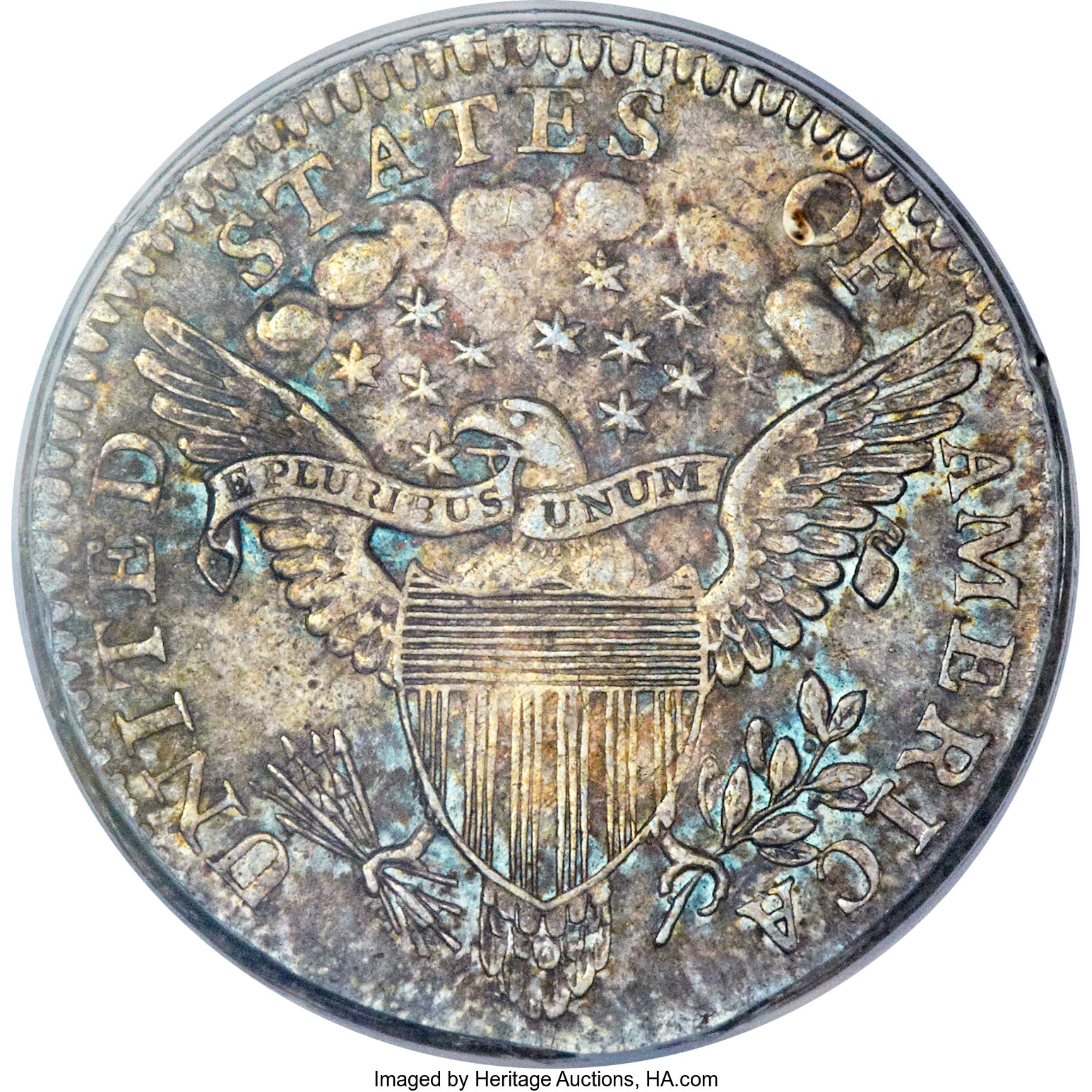 1803 H10c Large 8, LM-2 AU55 CAC thumbnail 22