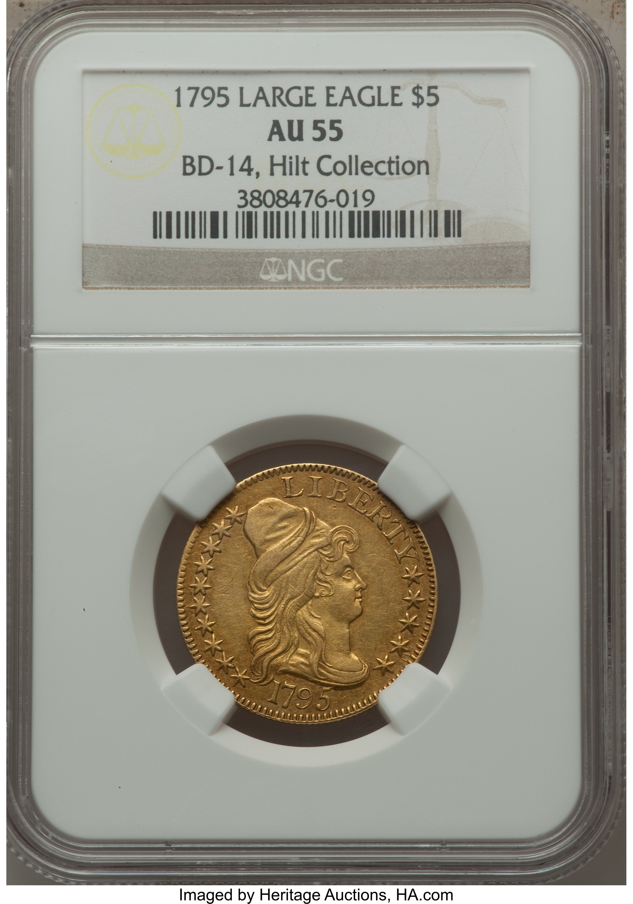 1795 $5  Large Eagle, BD-14 VF30 thumbnail 16