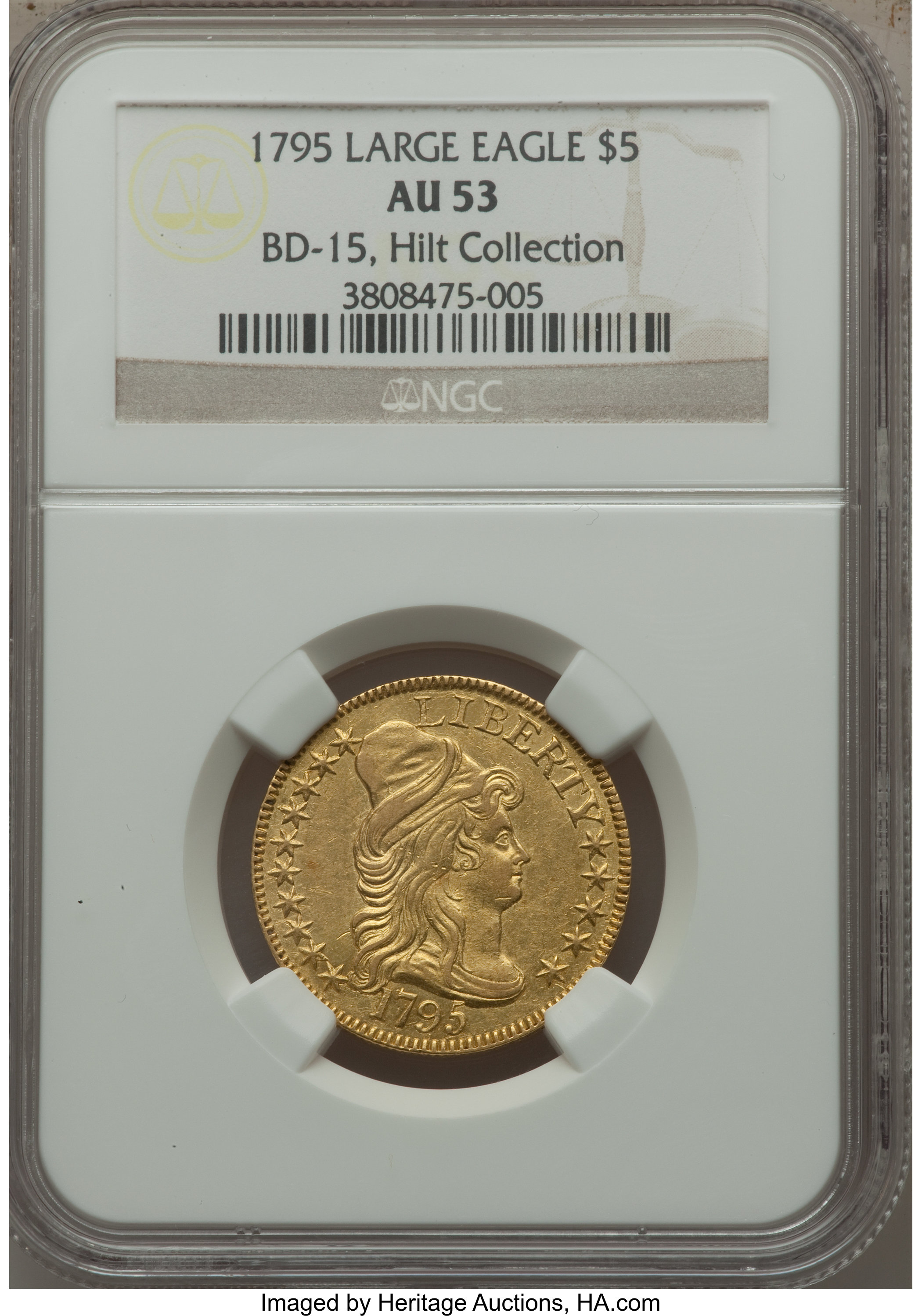 1795 $5  Large Eagle, BD-15 VF20 thumbnail 16
