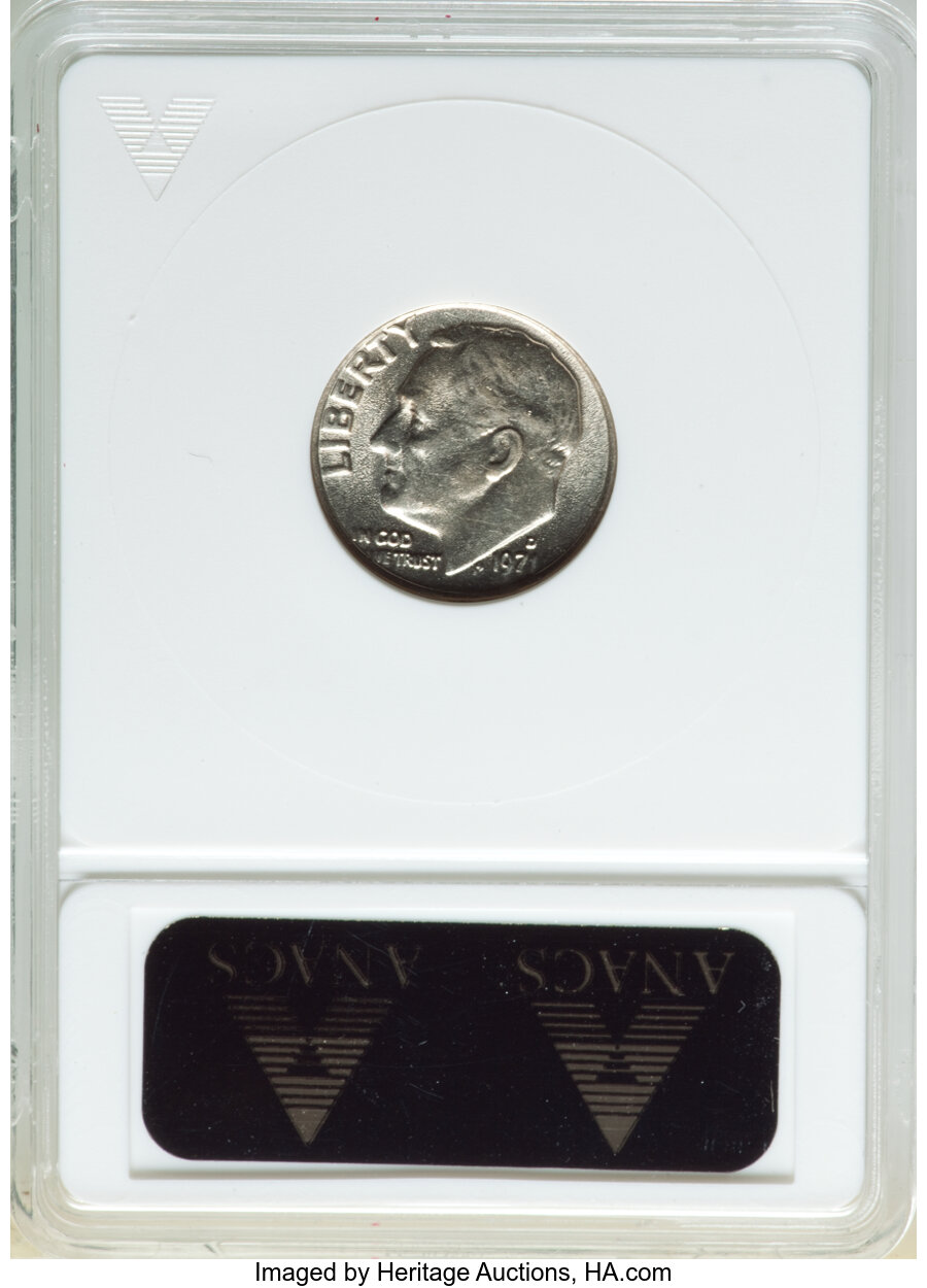 1971-D 10c AU58 thumbnail 2