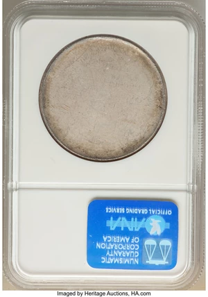 image for: No Date $1 90% Silver Dollar, Type Two -- Blank Planchet -- NGC....