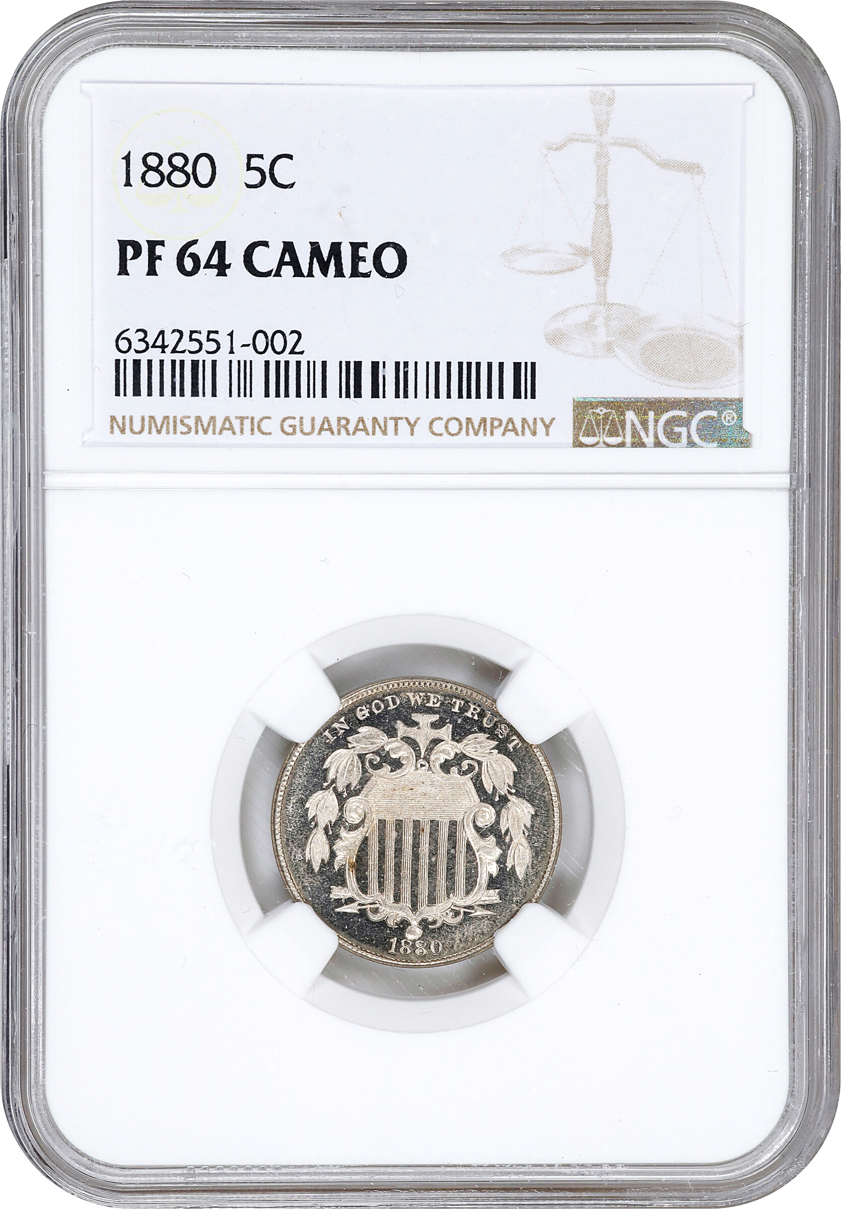 1880 5c PR CAM PR62 CAM thumbnail 15