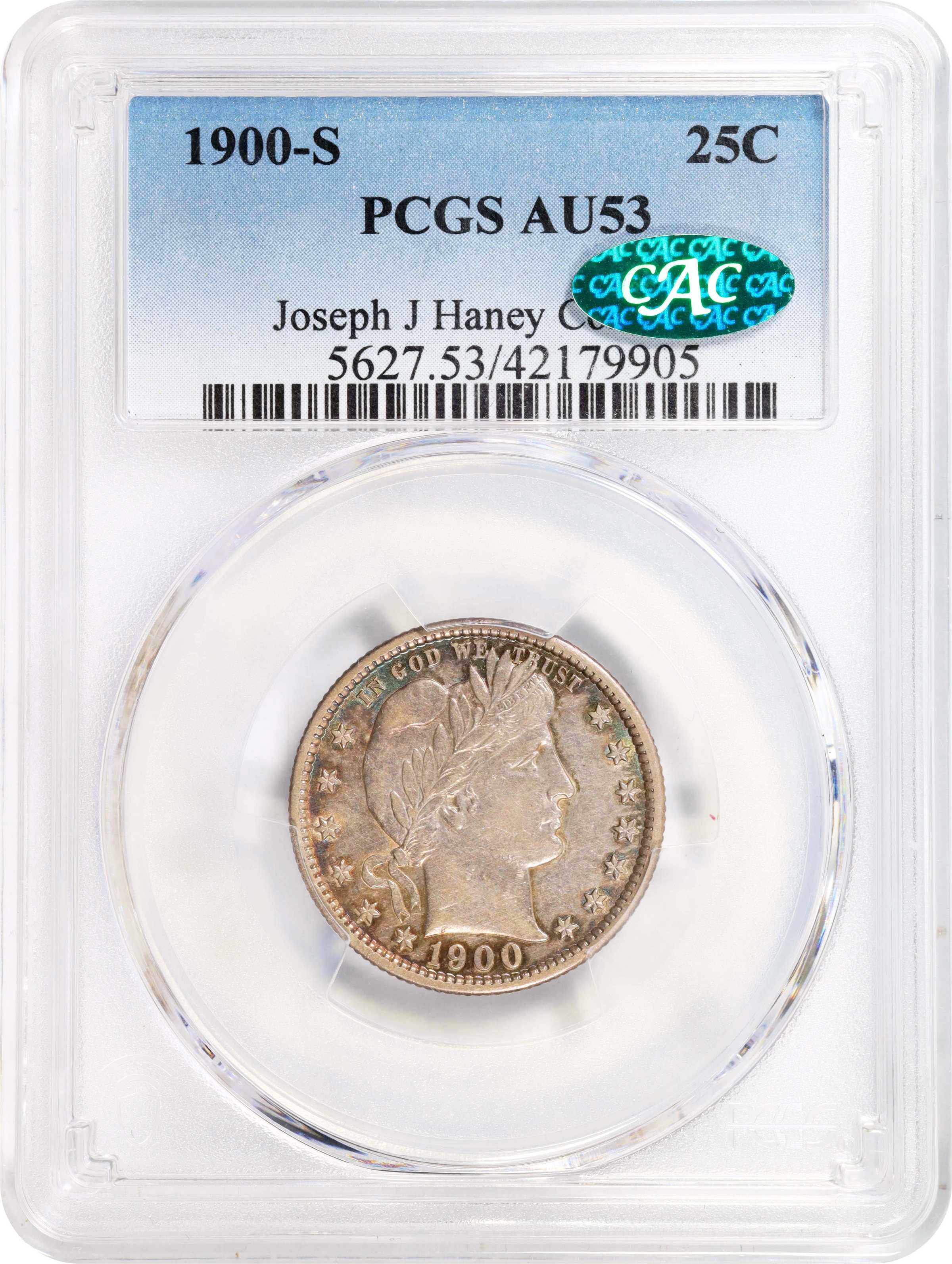 1900-S 25c VF35 CAC thumbnail 18