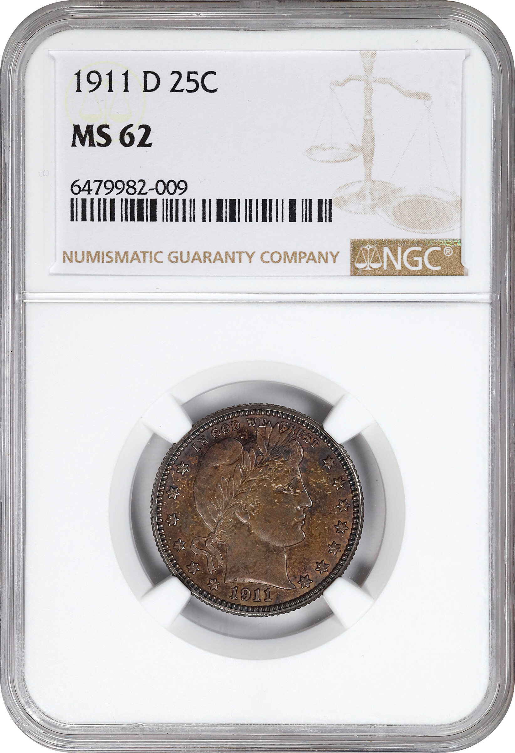 1911-D 25c MS62 thumbnail 3