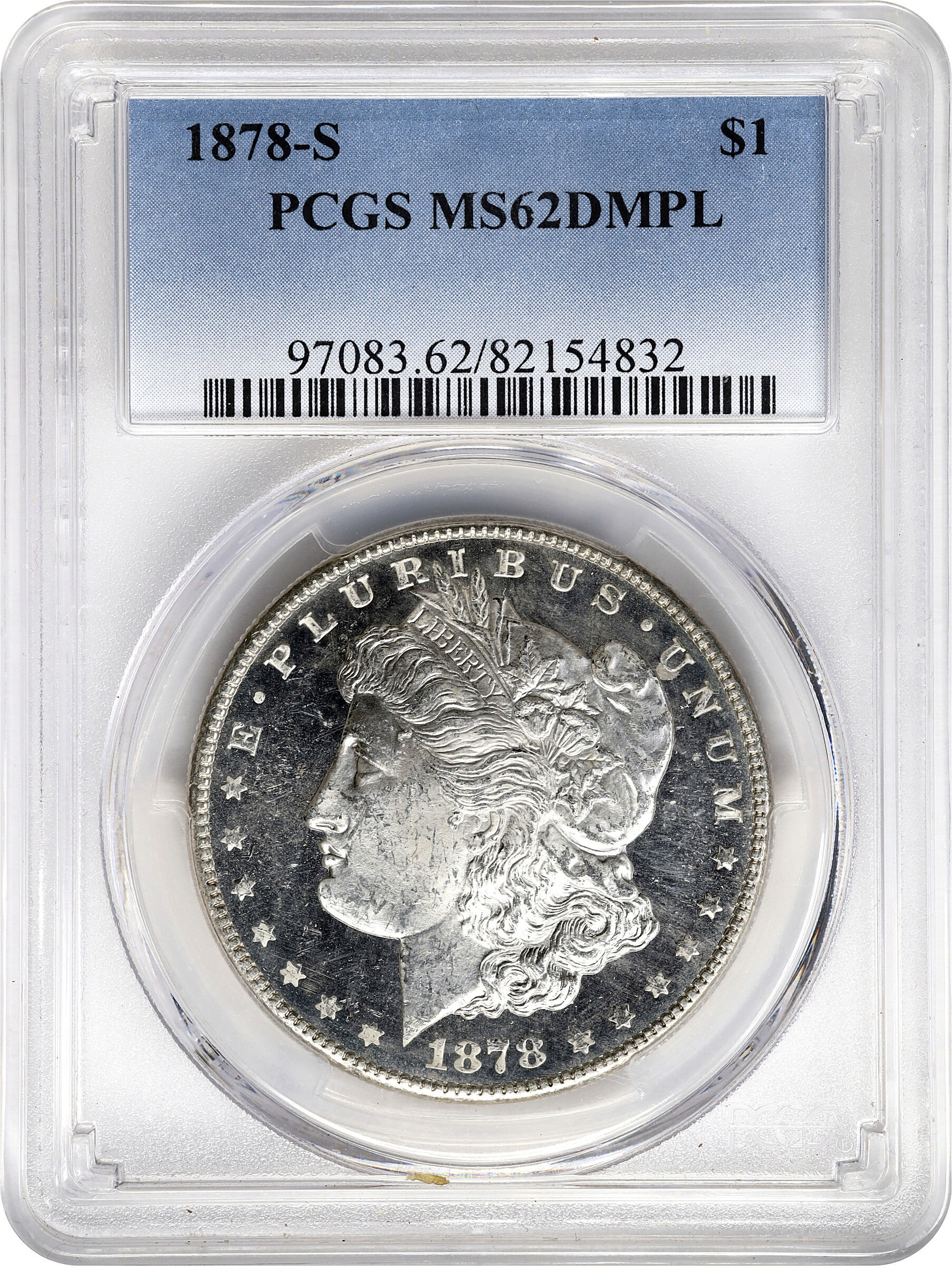 1878-S $1  MS DMPL MS60 DMPL CAC thumbnail 8