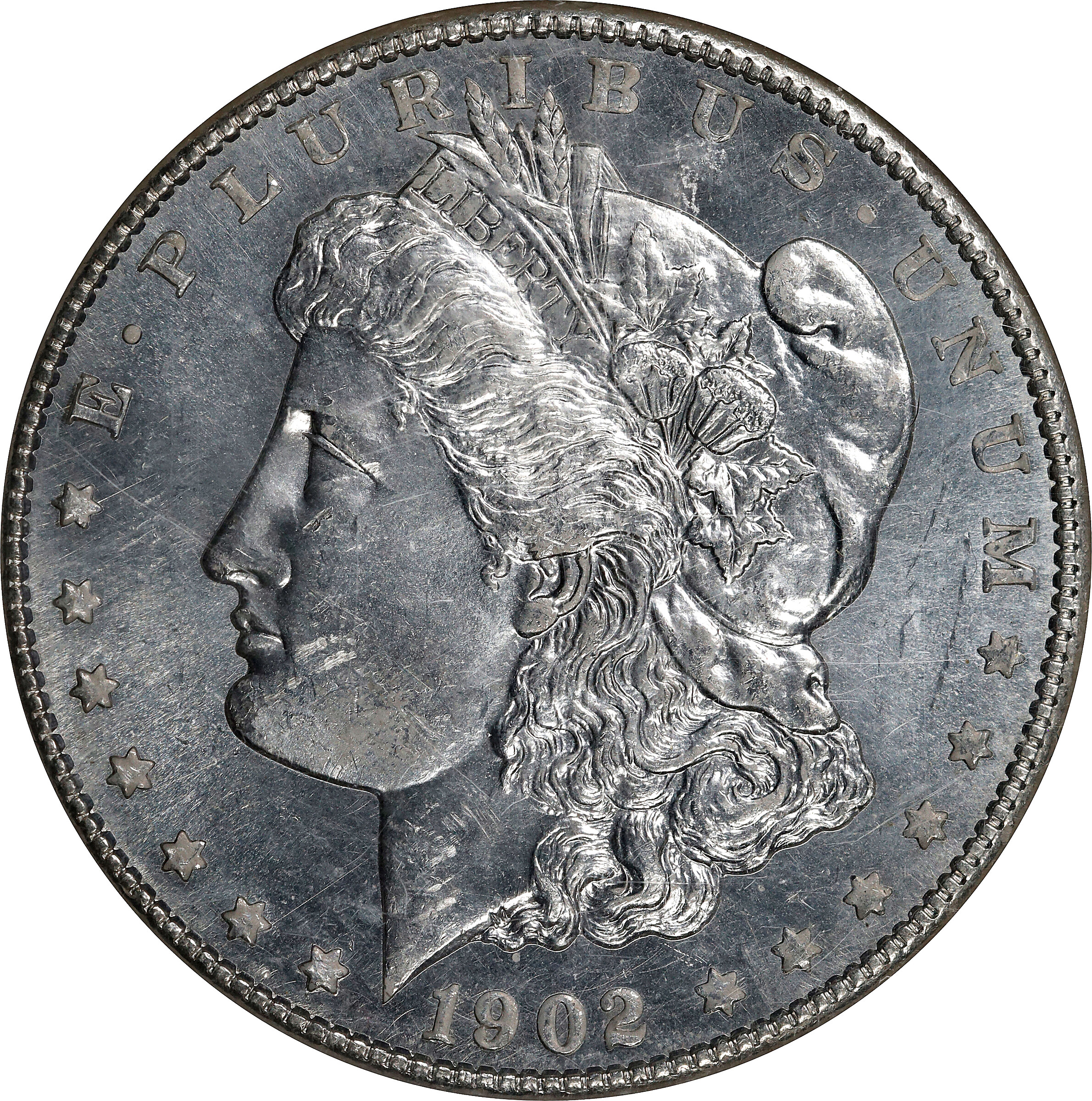1902-O Morgan Silver Dollar. MS-65 PL (NGC).