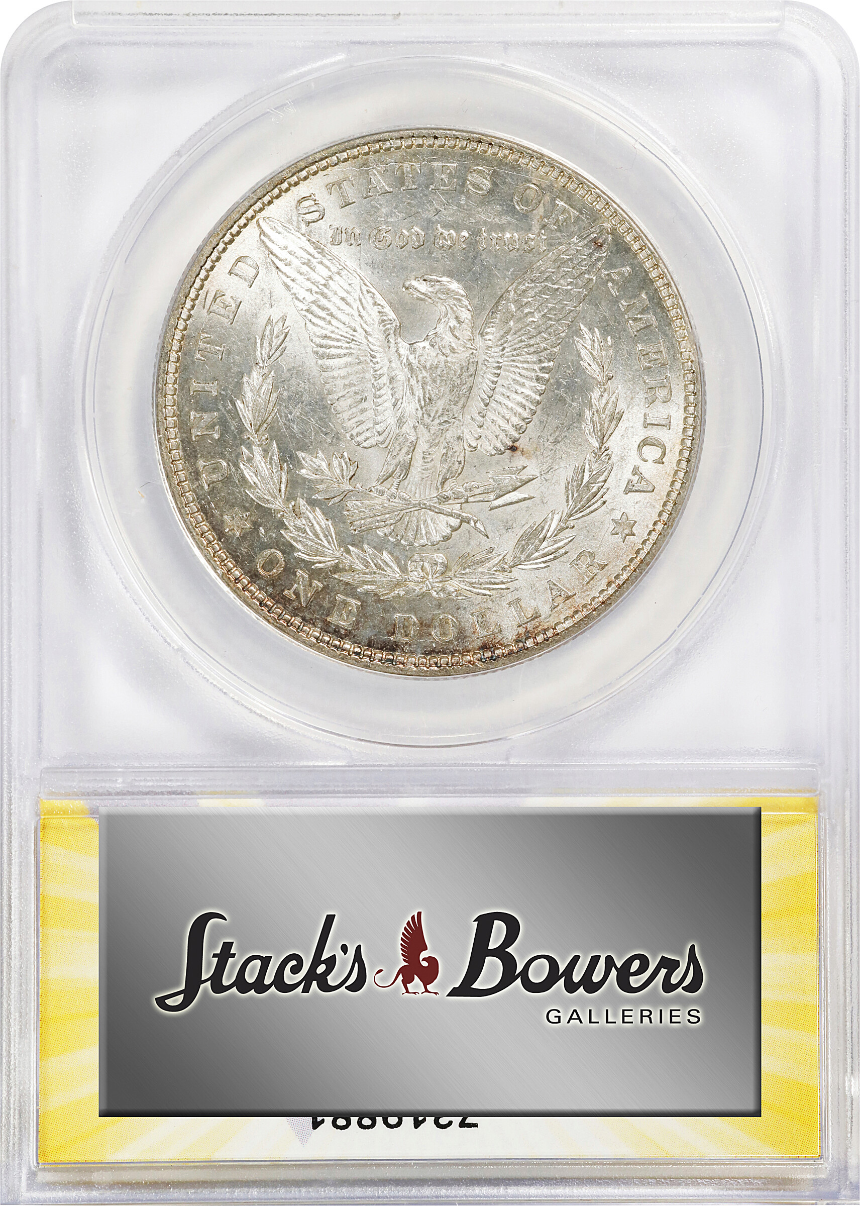 1878 7TF $1  Reverse of 1879, Short Leaf, VAM-203 AU53 thumbnail 10