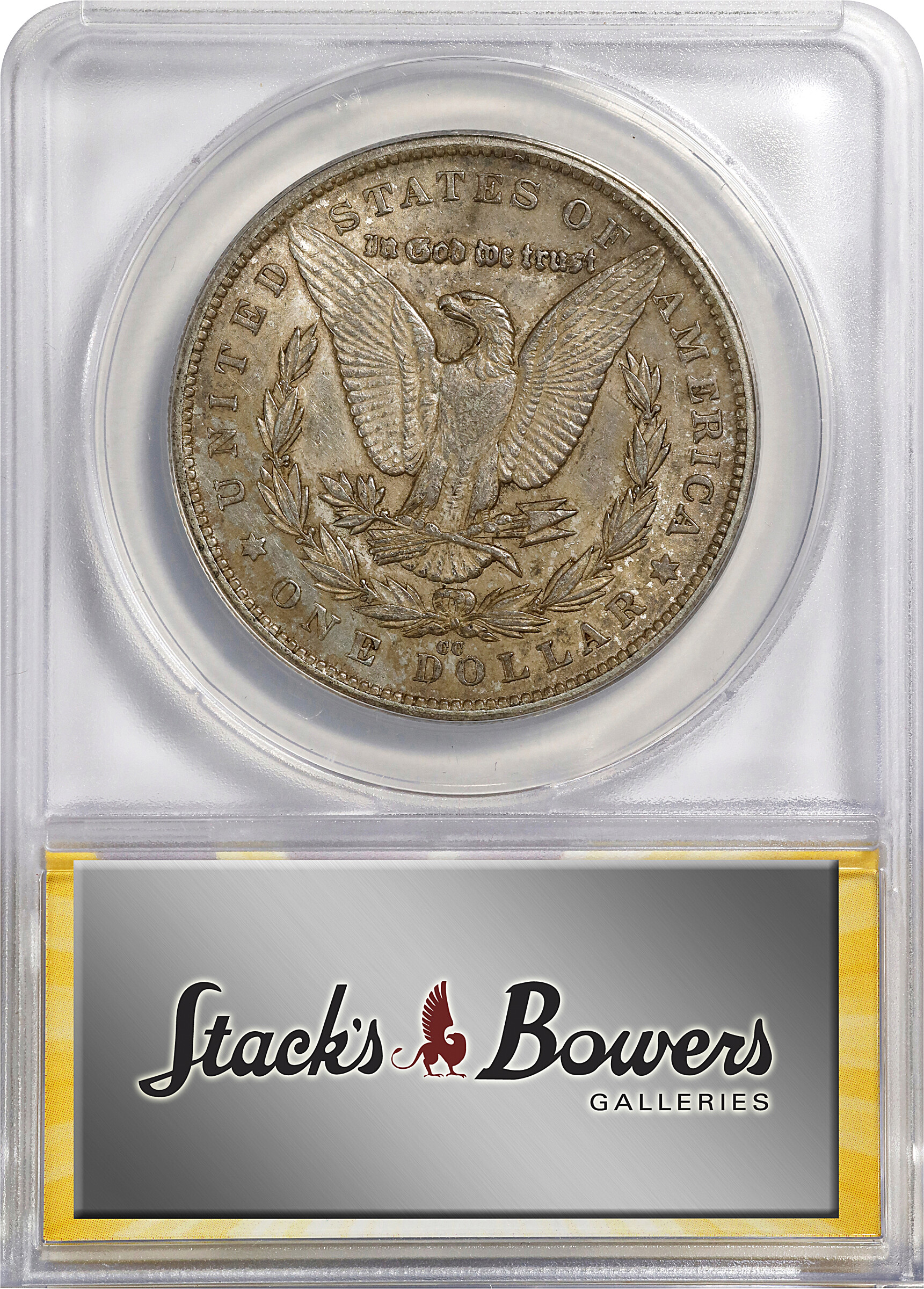 1880-CC $1  Dash Under 8, VAM-3 AU58 thumbnail 19