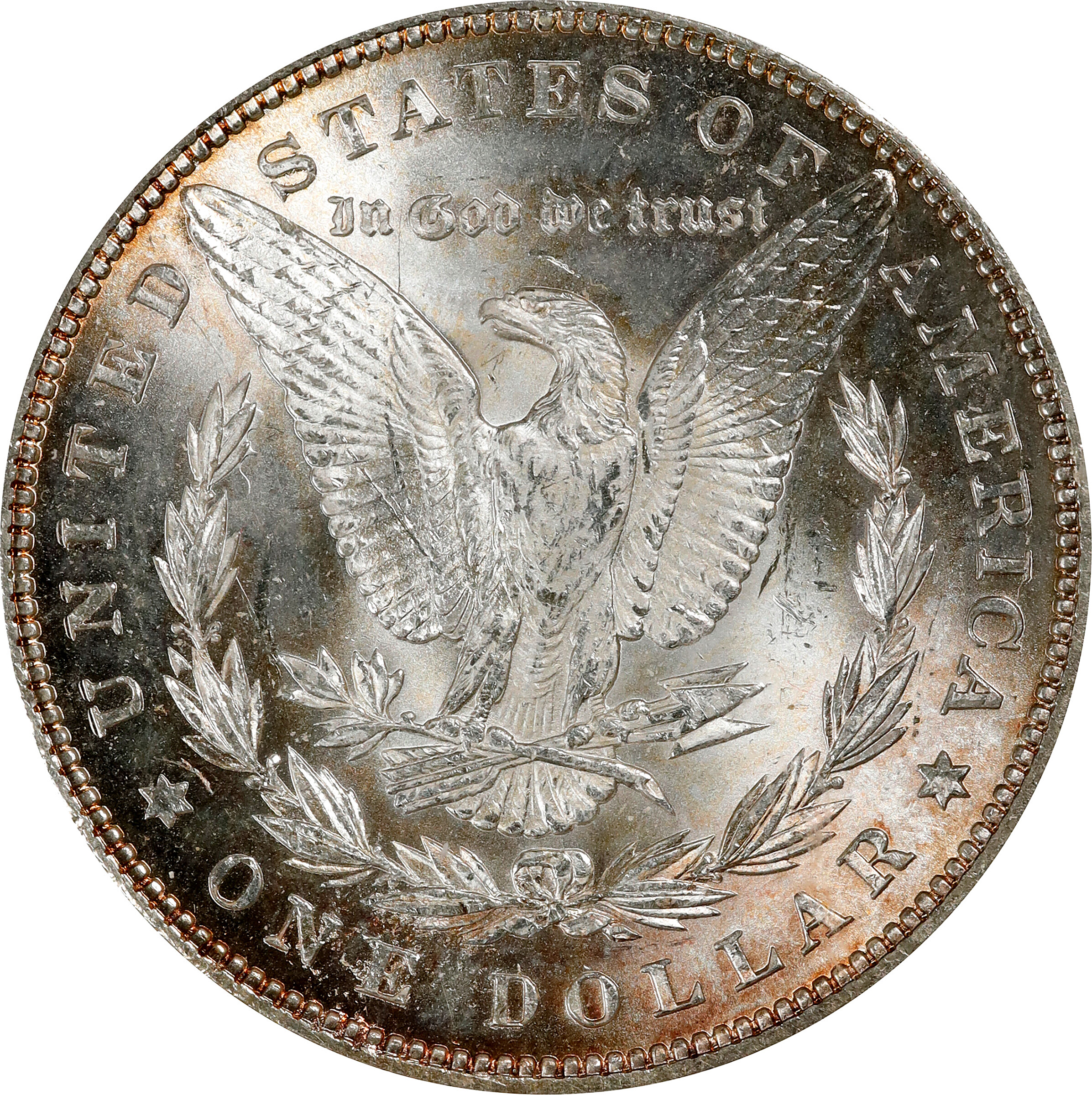 1885 $1  Pitted Reverse, VAM-1A1 MS61 thumbnail 17