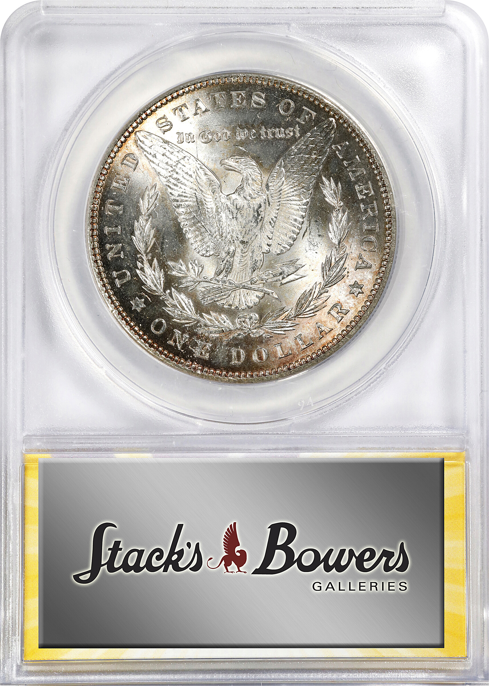 1885 $1  Pitted Reverse, VAM-1A1 MS61 thumbnail 19