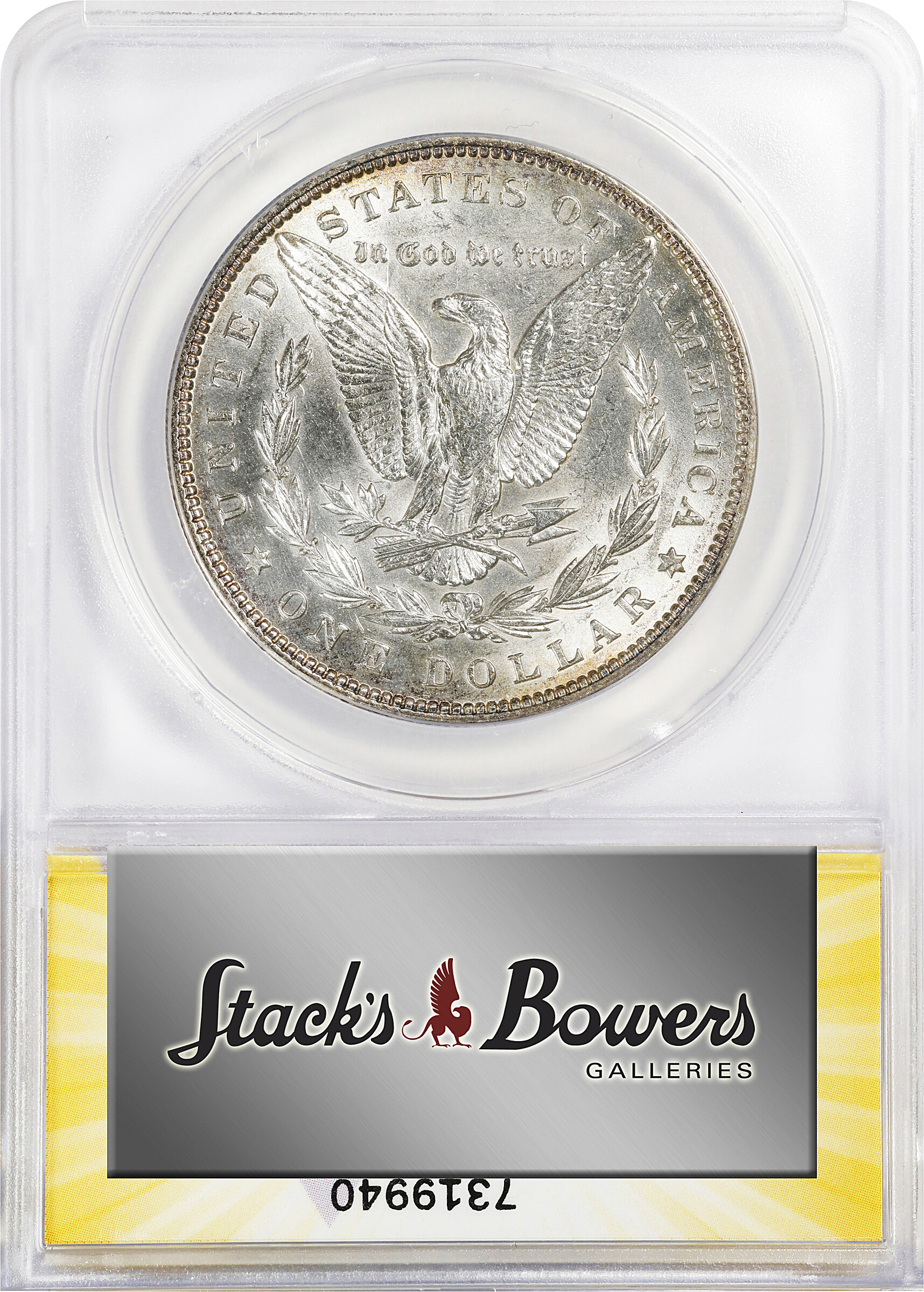 1889 $1  Bar Wing, VAM-19A VF20 CAC thumbnail 22