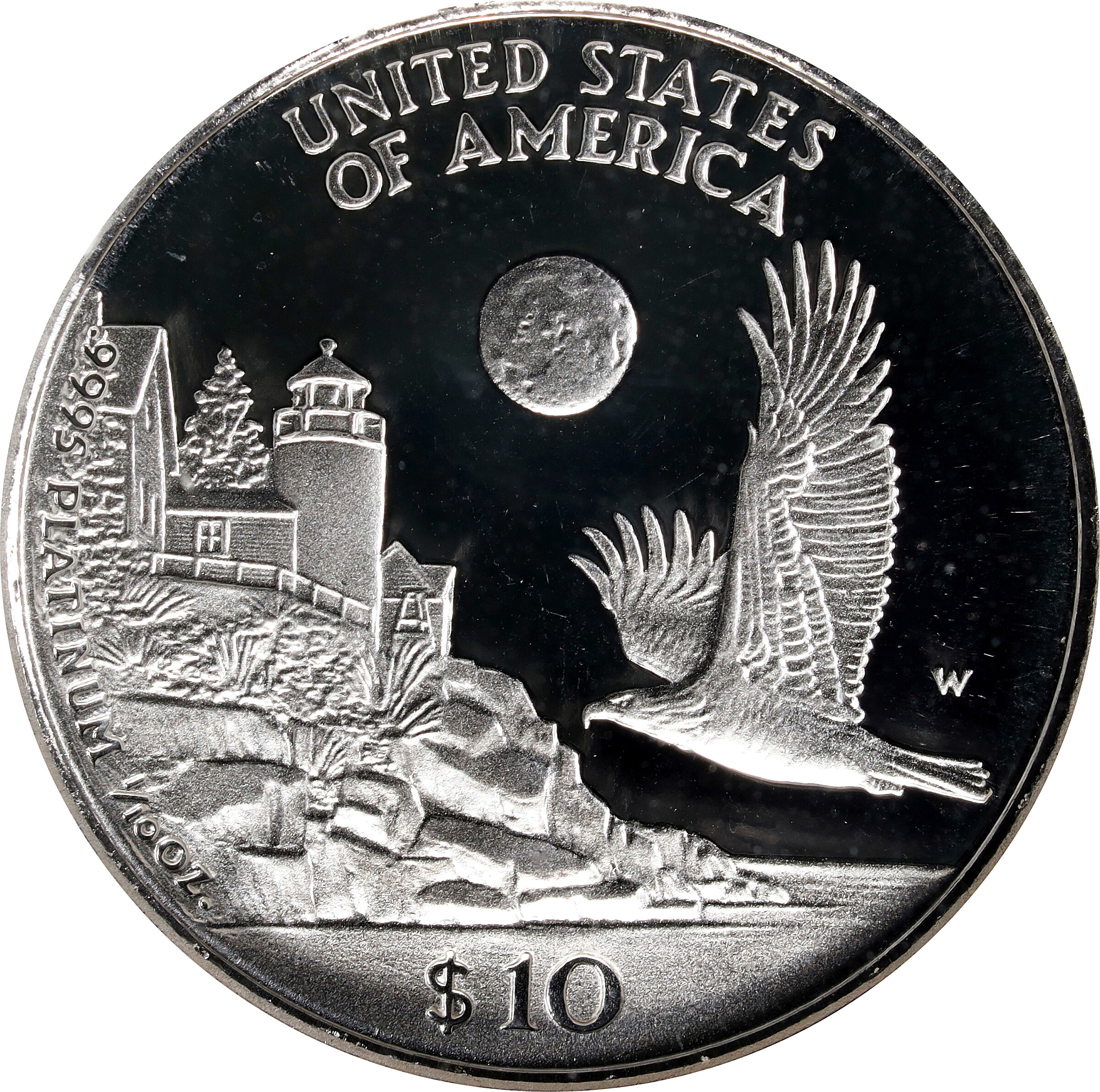 1998-W $10  Platinum Eagle PR DCAM PR70 DCAM thumbnail 9
