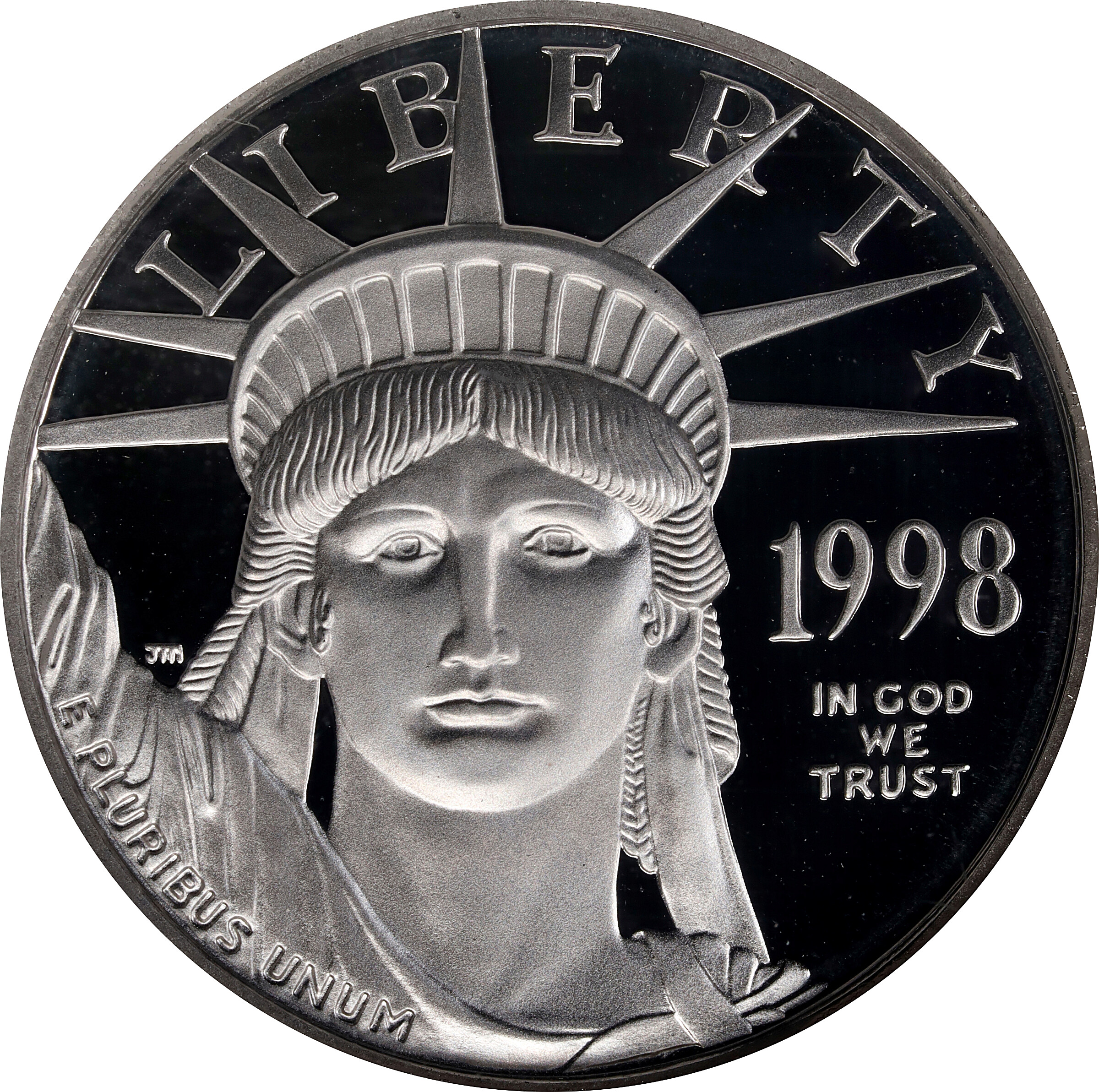 1998-W Quarter-Ounce Platinum Eagle. Proof-70 Ultra Cameo (NGC).