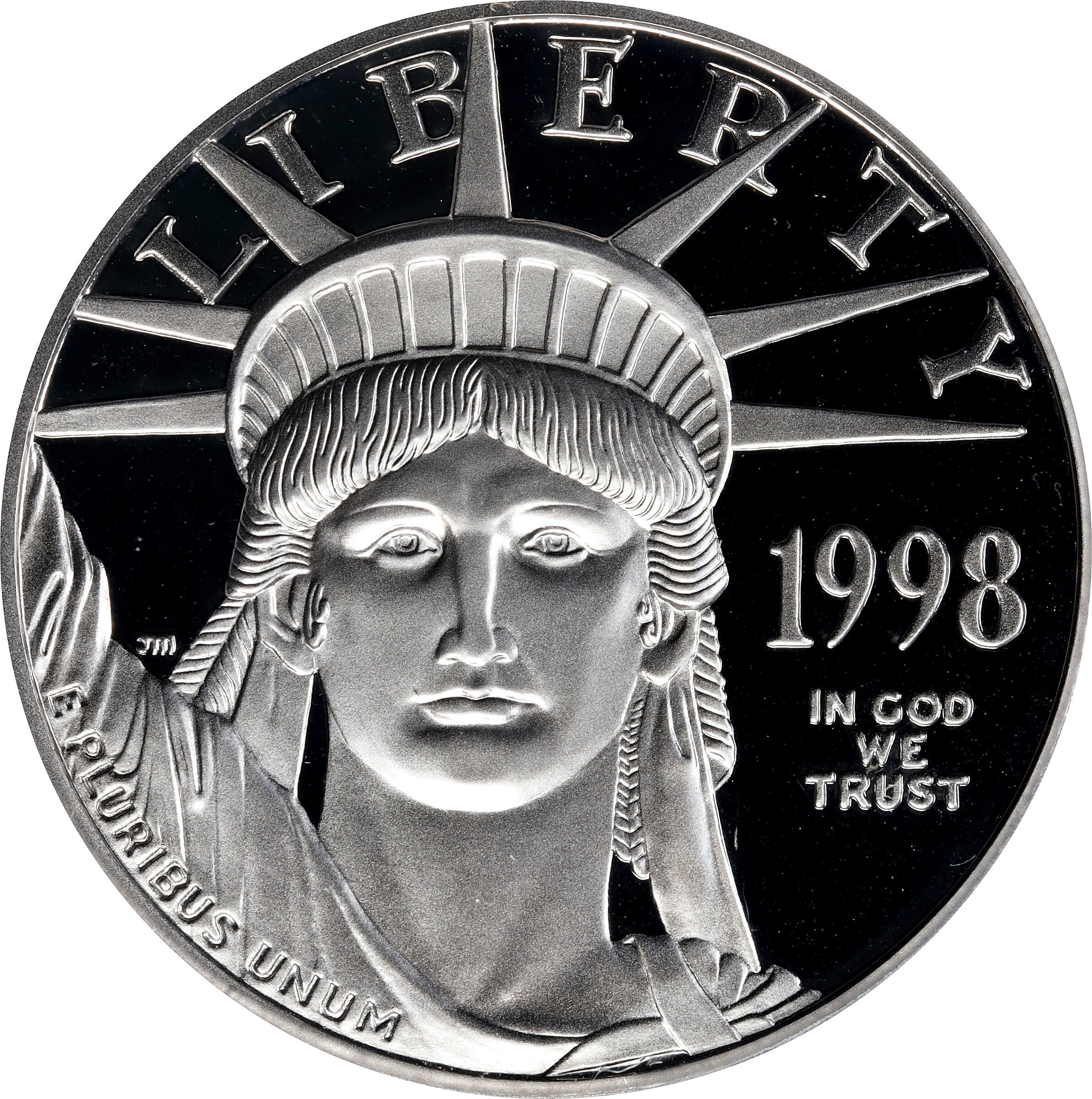 1998-W One-Ounce Platinum Eagle. Proof-70 Deep Cameo (PCGS).