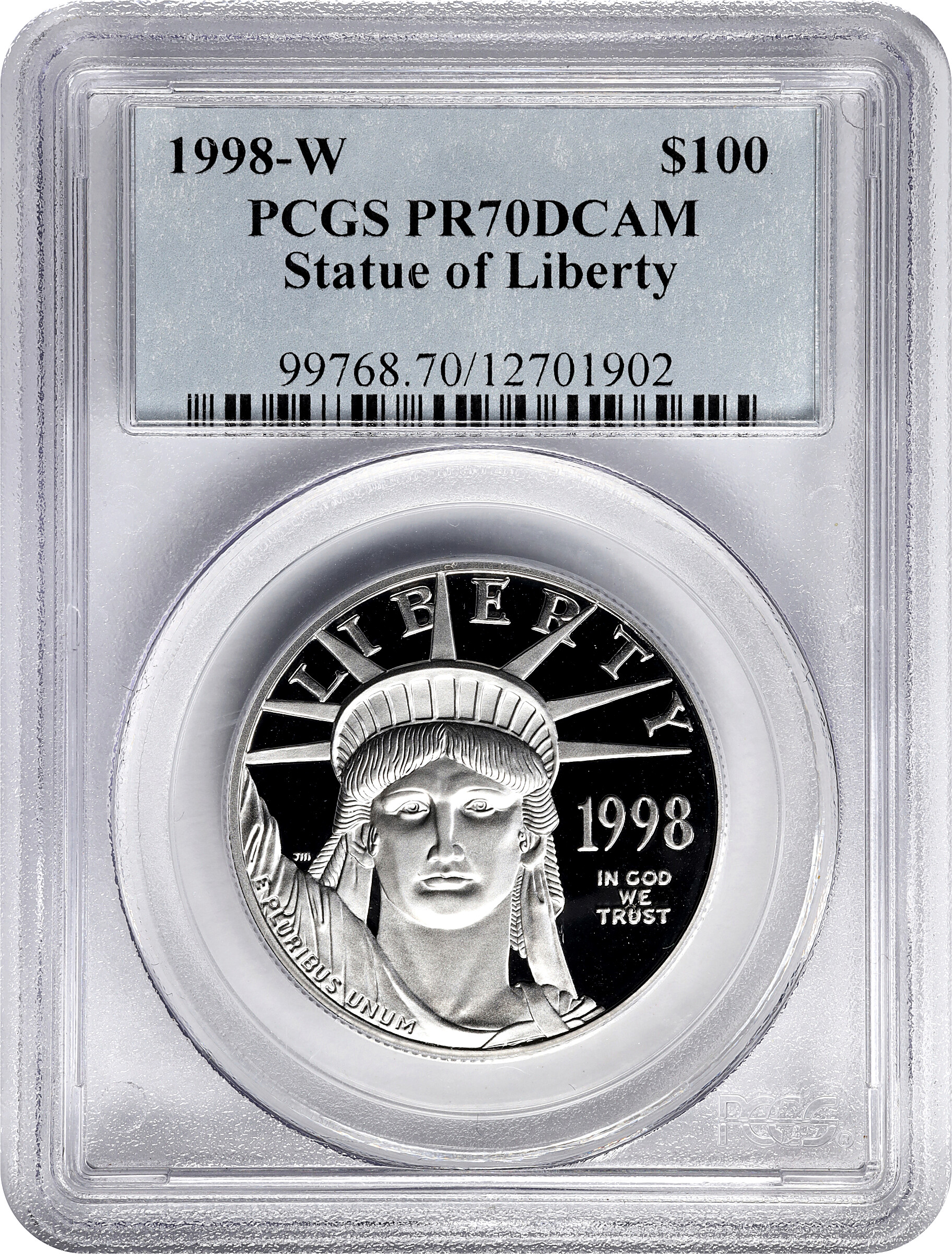 1998-W P$100  Platinum Eagle PR DCAM PR70 DCAM thumbnail 21