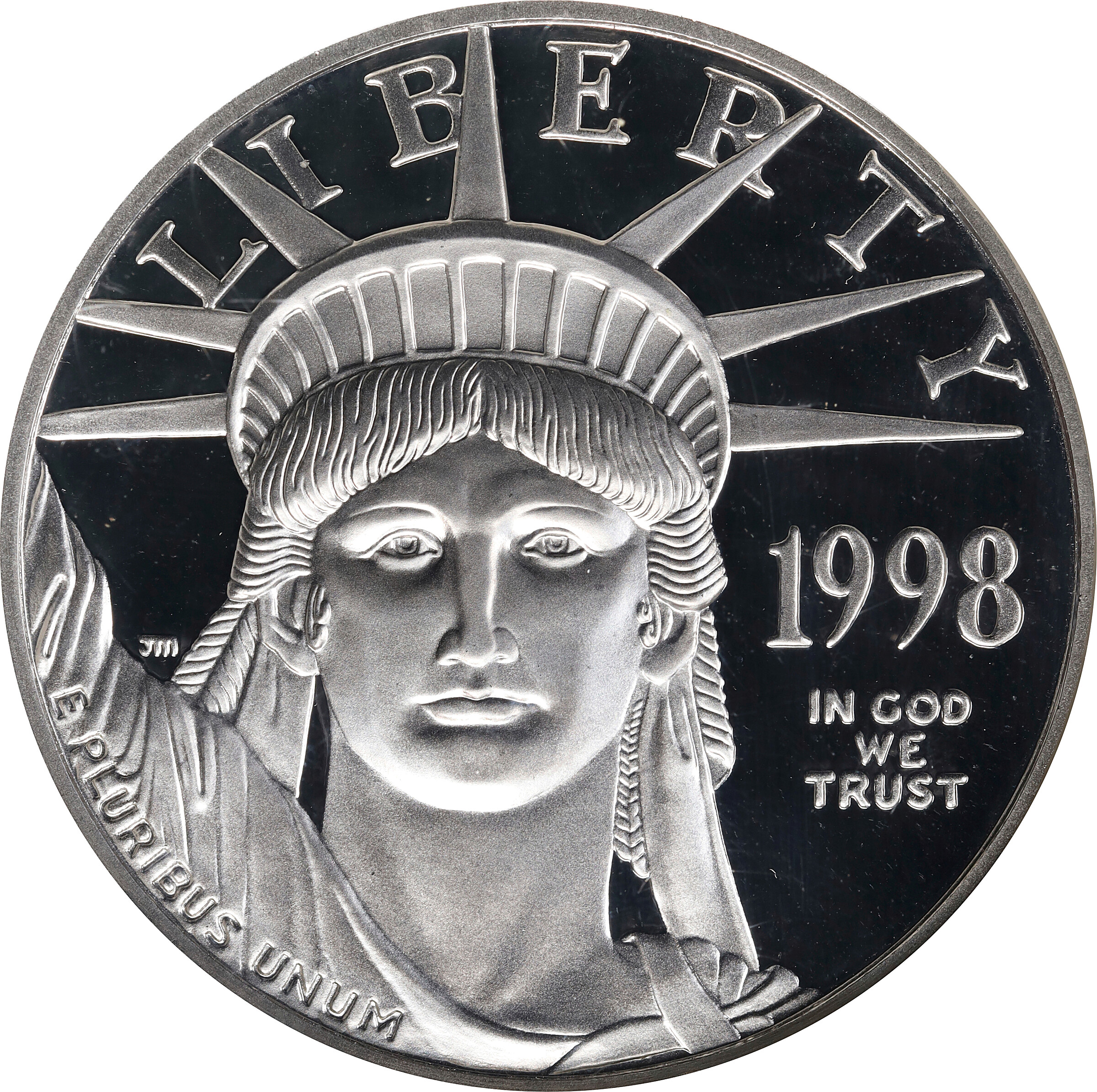 1998-W One-Ounce Platinum Eagle. Proof-70 Ultra Cameo (NGC).