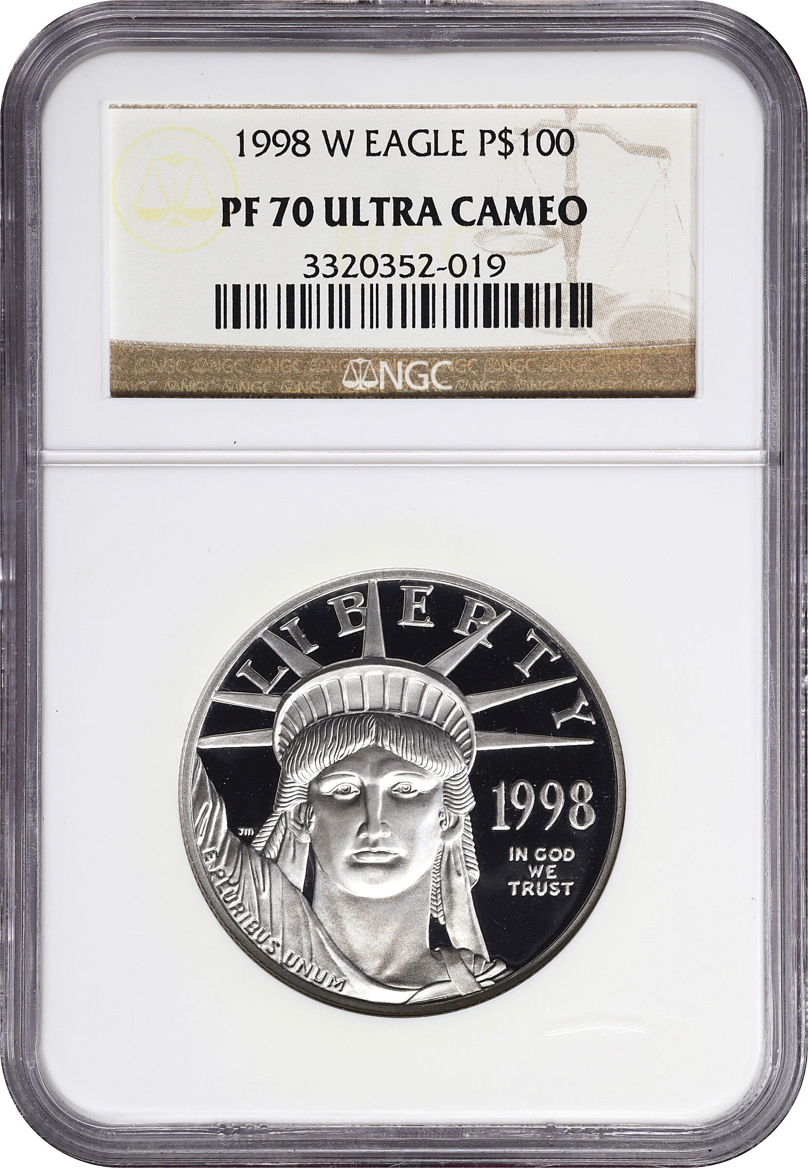 1998-W P$100  Platinum Eagle PR DCAM PR70 DCAM thumbnail 25