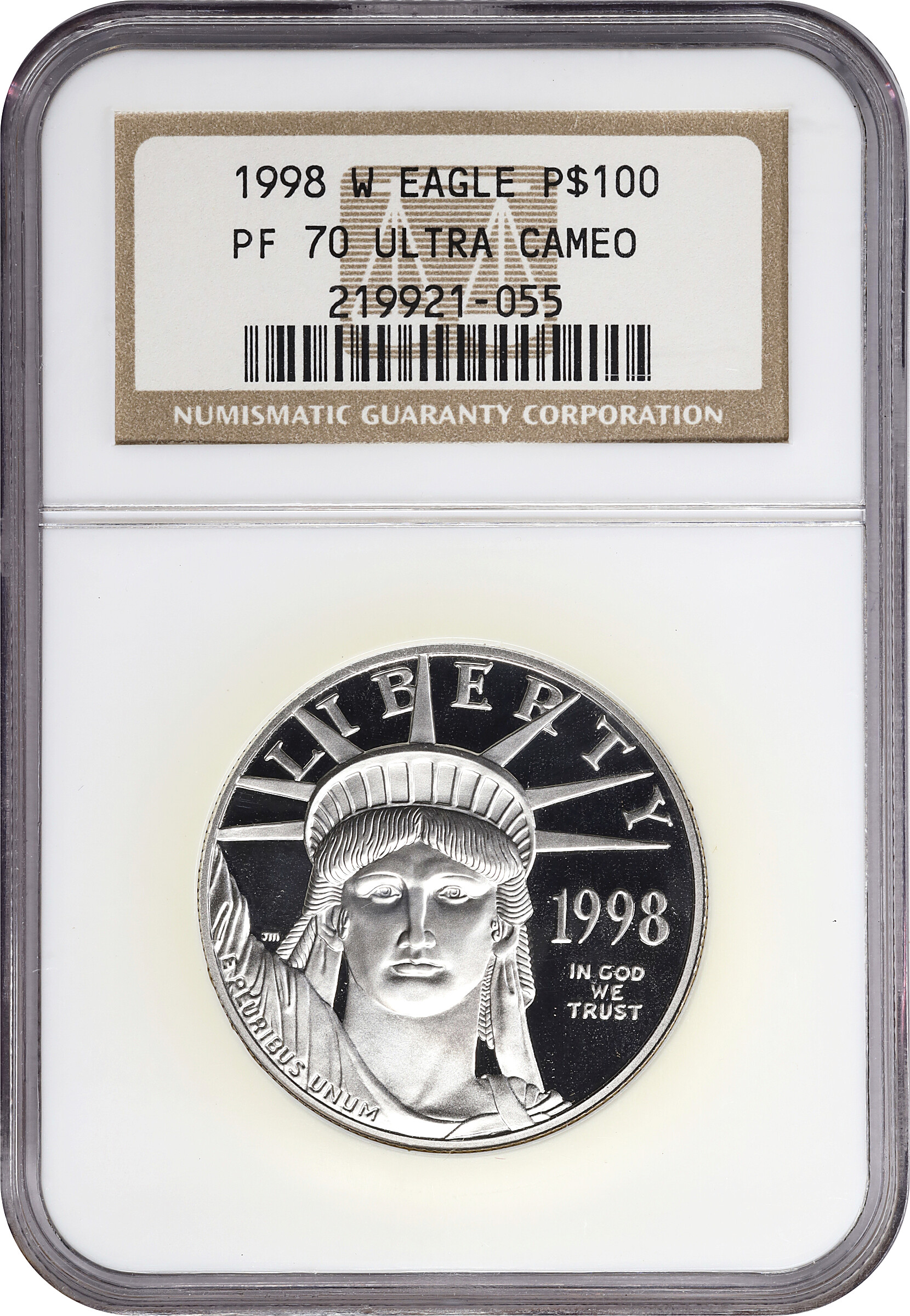 1998-W P$100  Platinum Eagle PR DCAM PR70 DCAM thumbnail 13